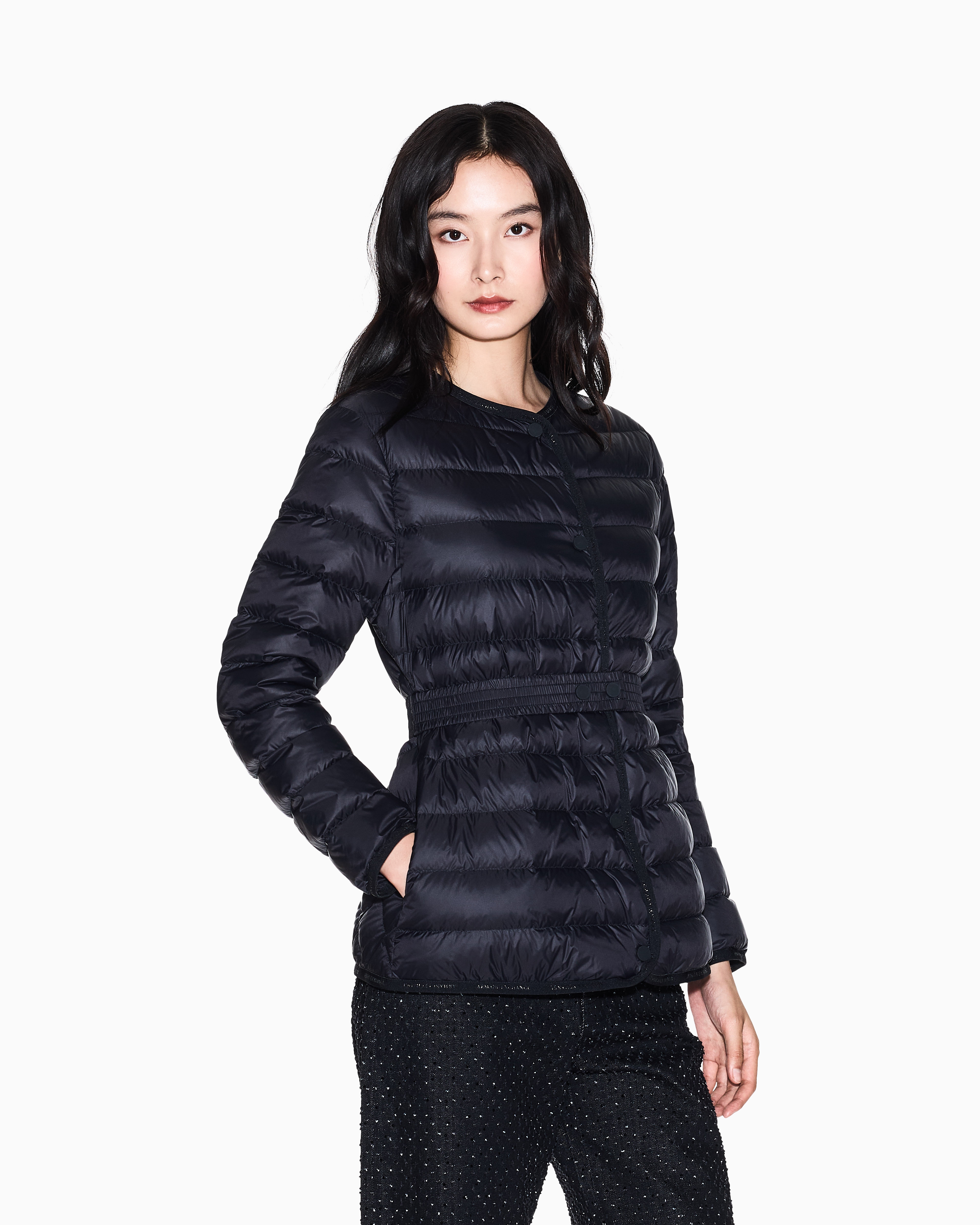 Padded jacket technical fabric