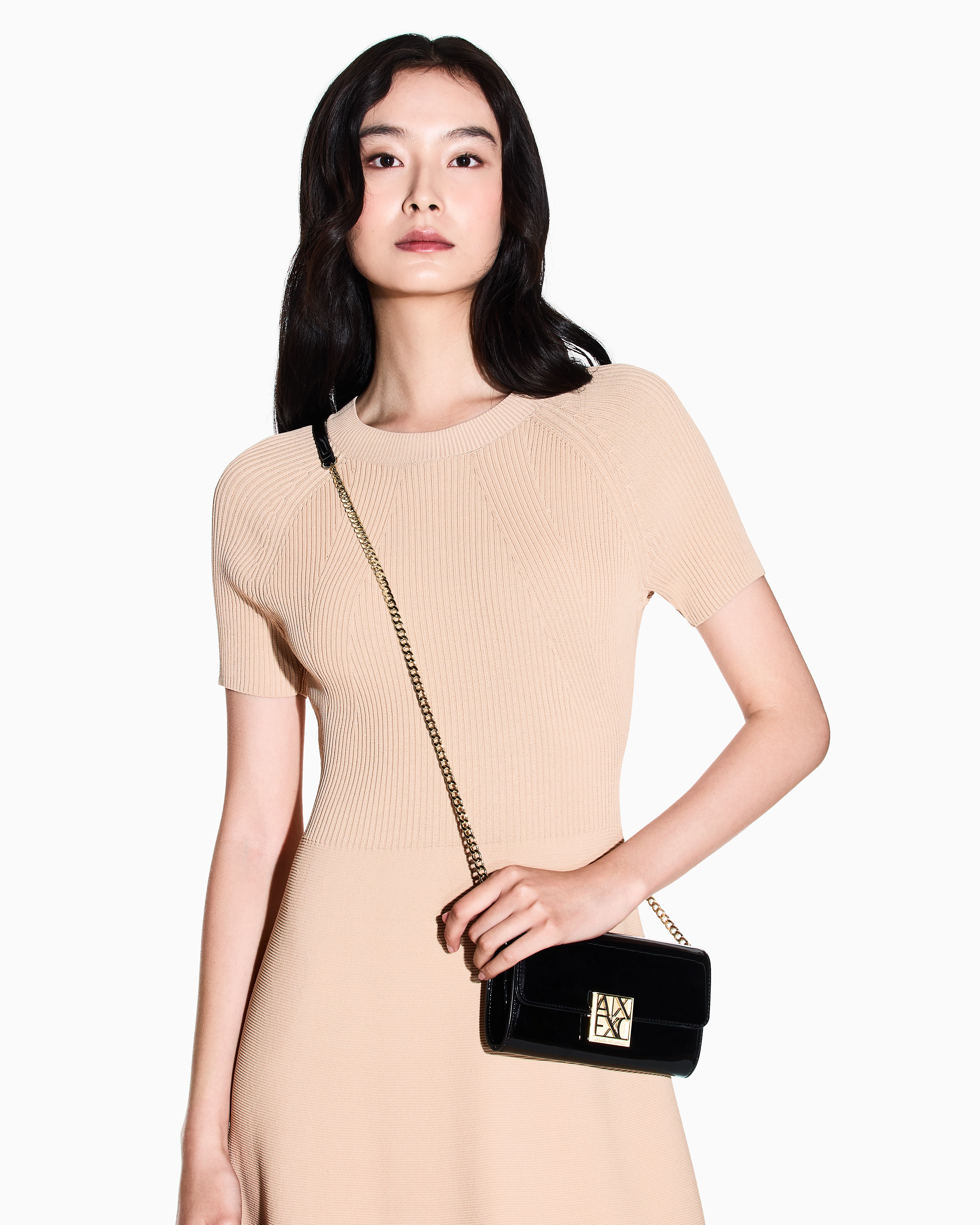 Armani Exchange Midi Dresses In Pattern