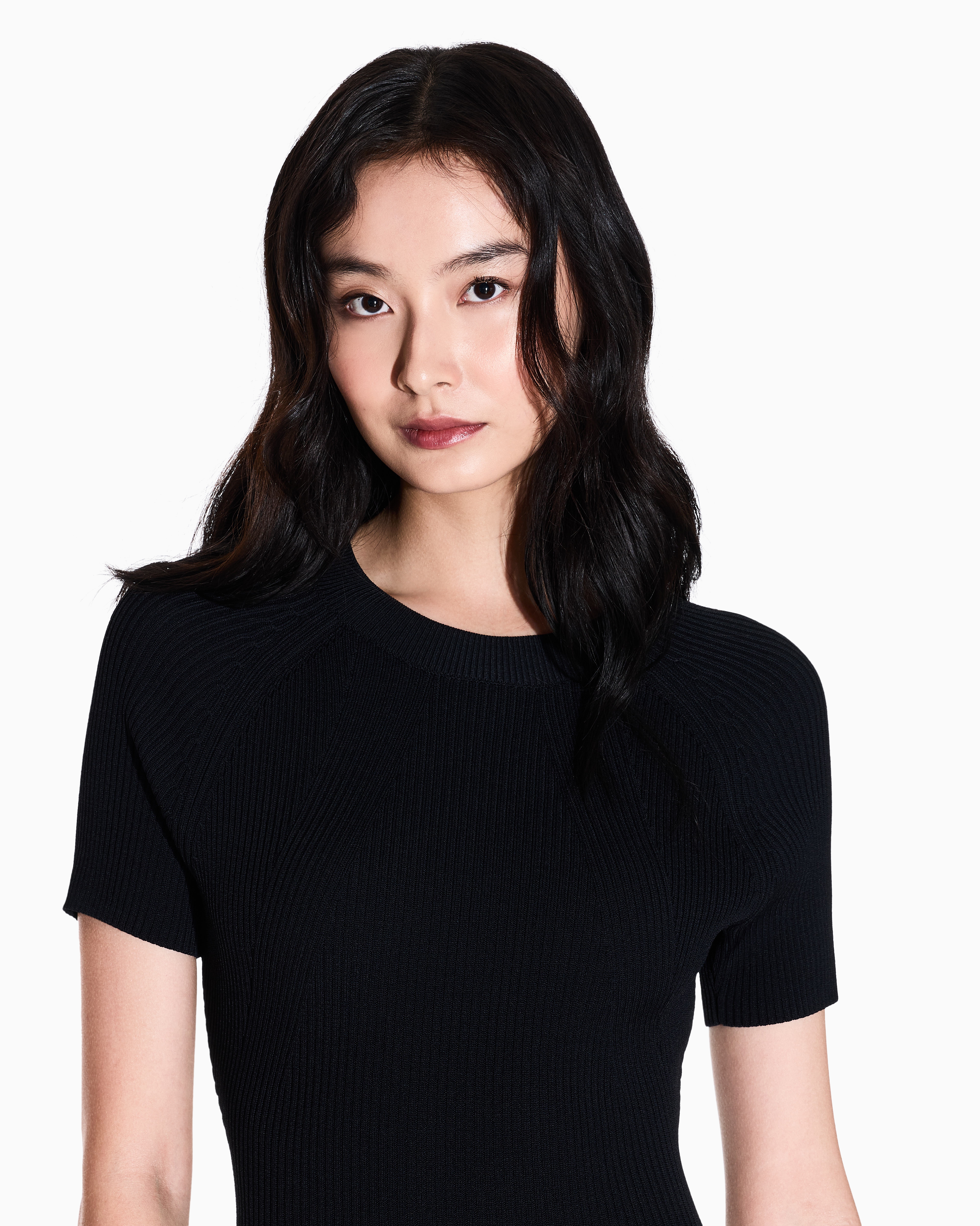 Armani Exchange Midi Dresses In Animal Print