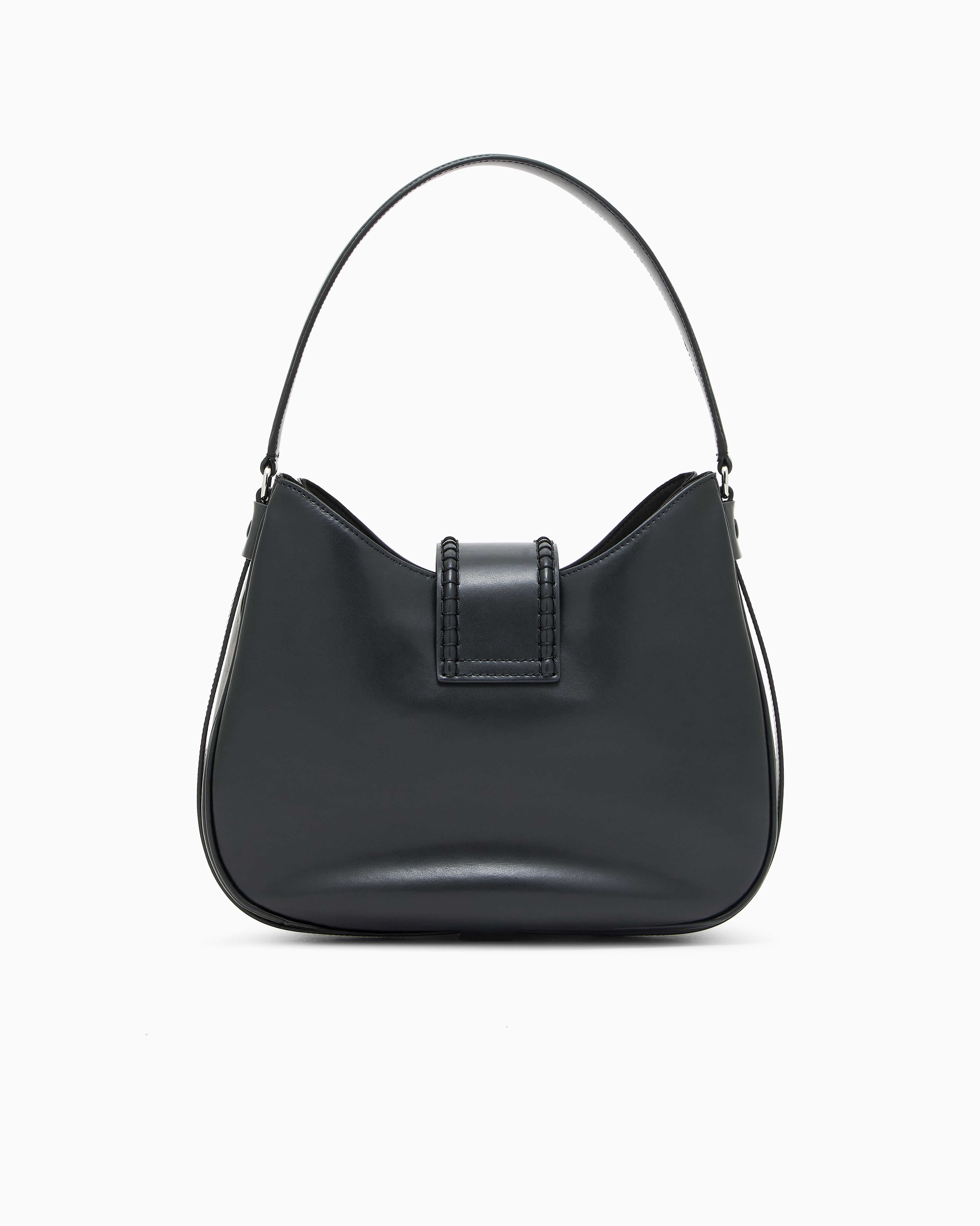 極美品‼️ EMPORIO ARMANI ショルダーバッグ　ロゴプレート　レザー EMPORIO ARMANI ショルダーバッグ 「エンポリオ アルマーニ」ASV