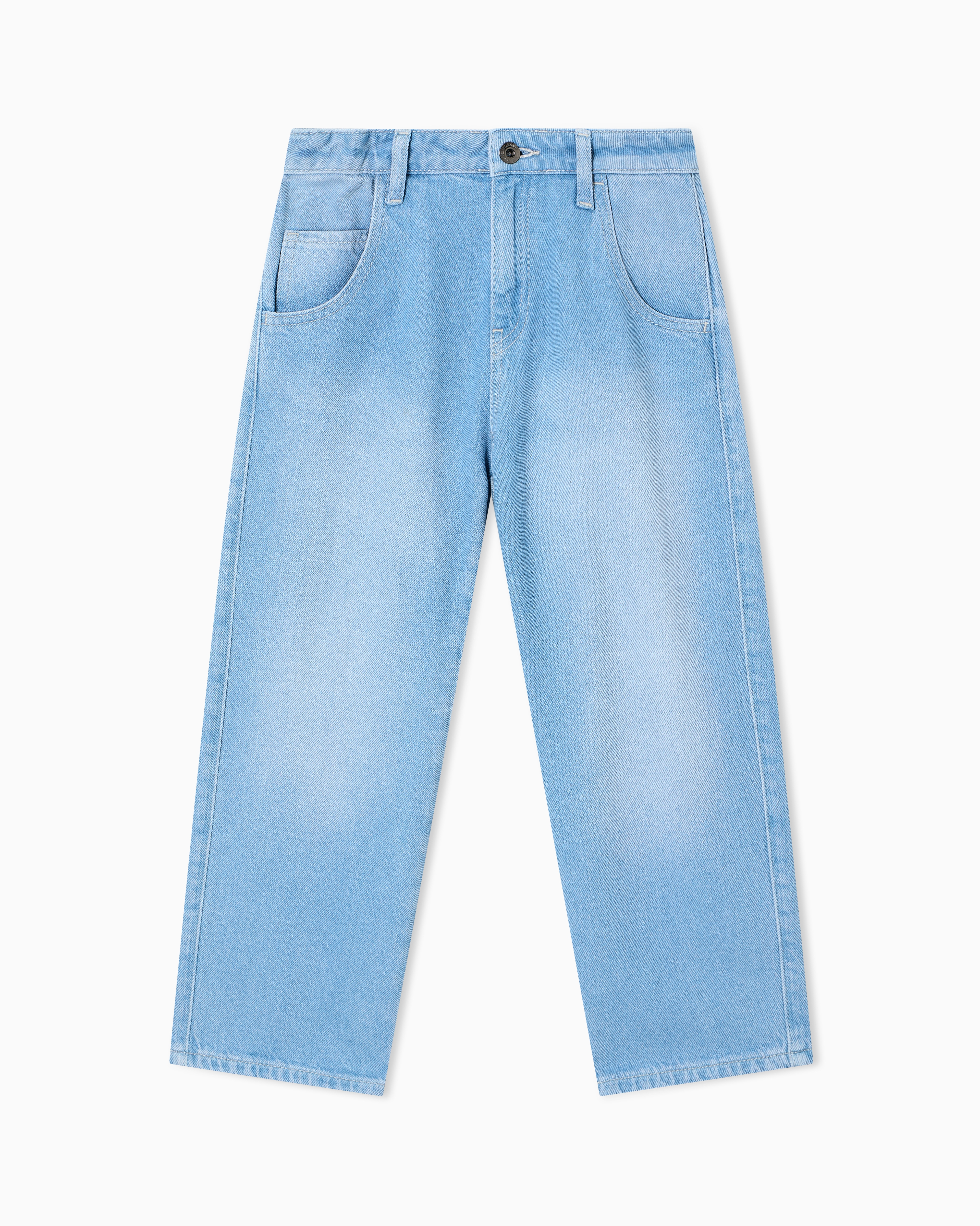 Emporio Armani Blue Lyocell-Blend Denim Jeans