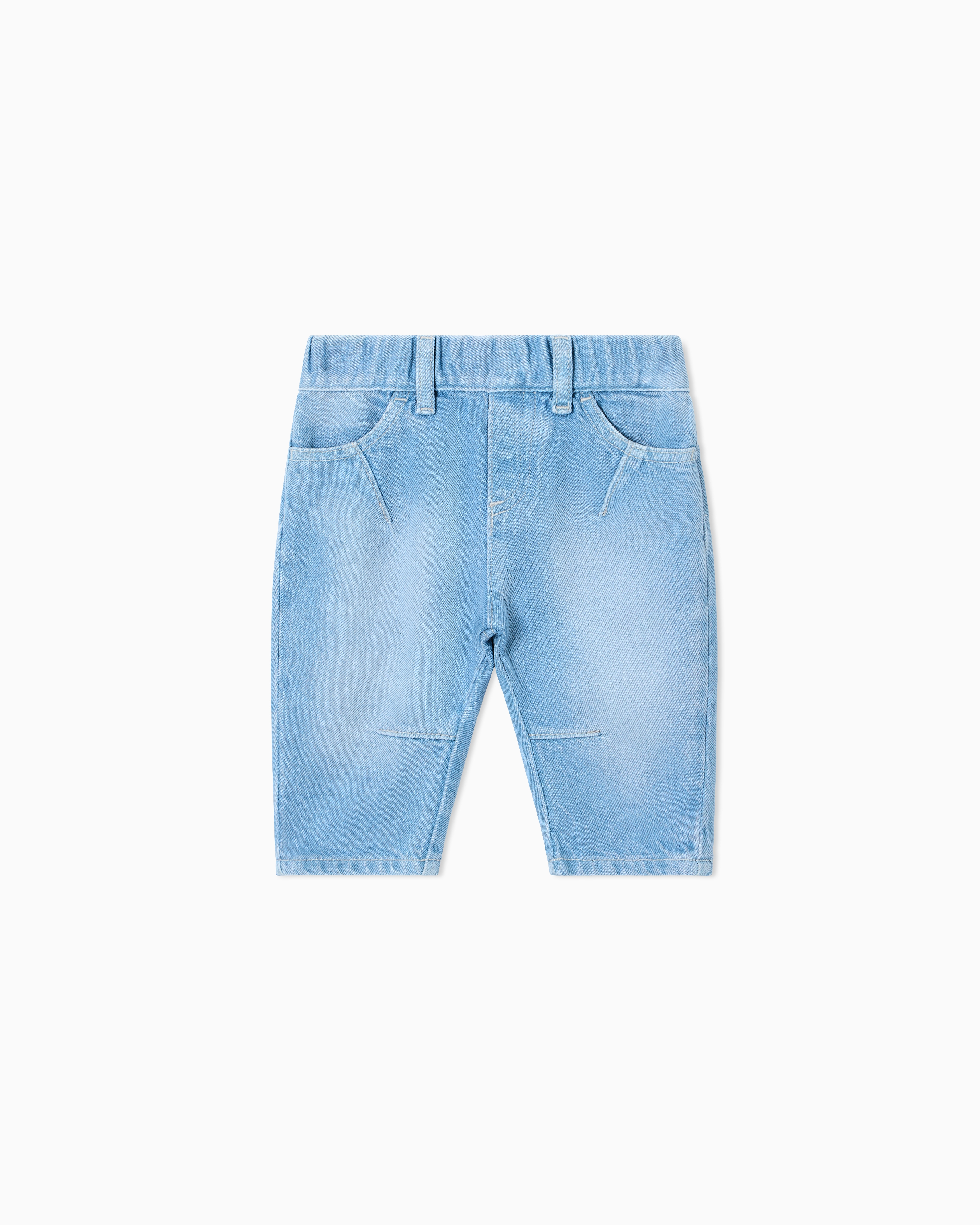 Emporio Armani Blue Lyocell-Blend Denim Jeans