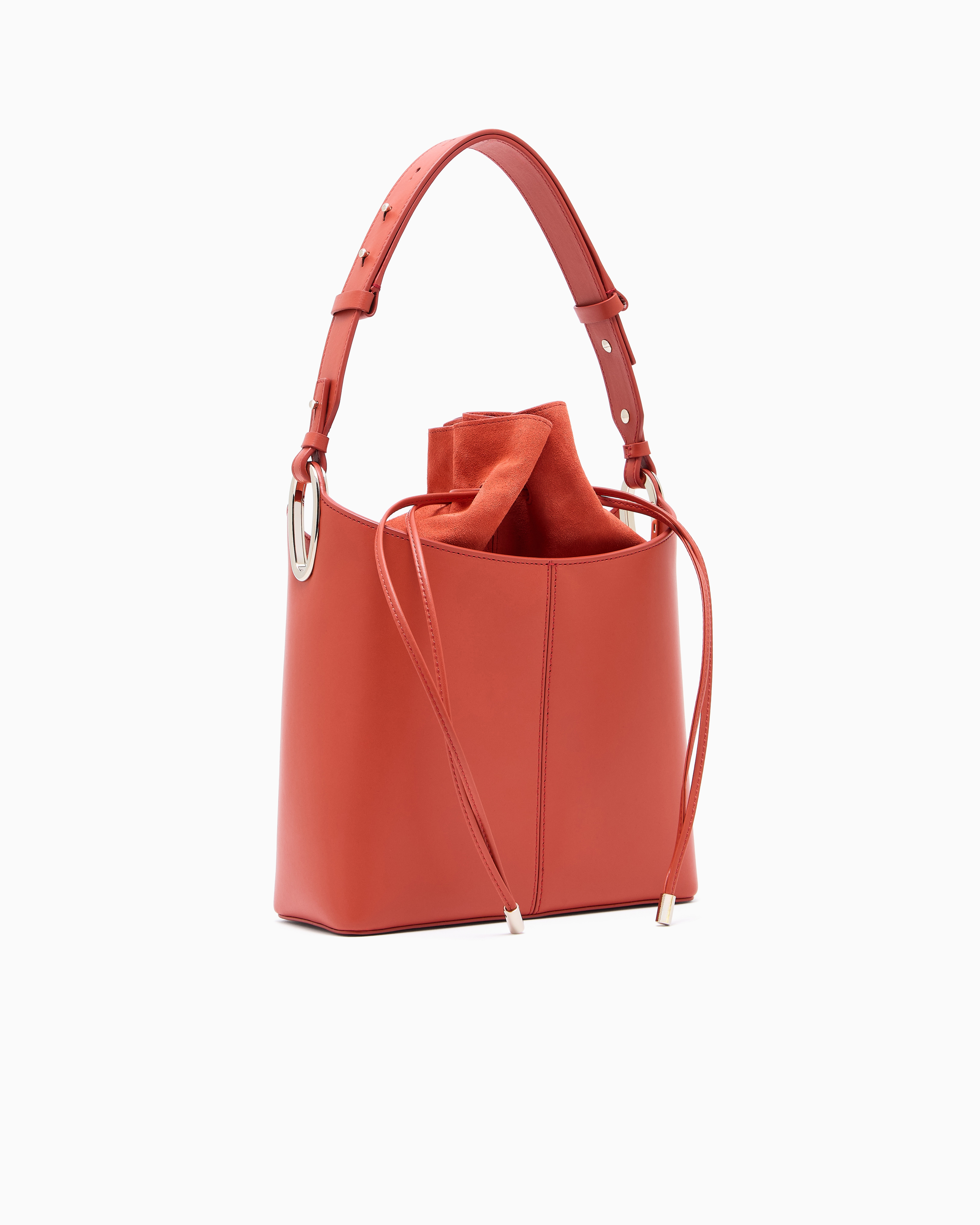 Giorgio Armani Bucket Bags In Orange