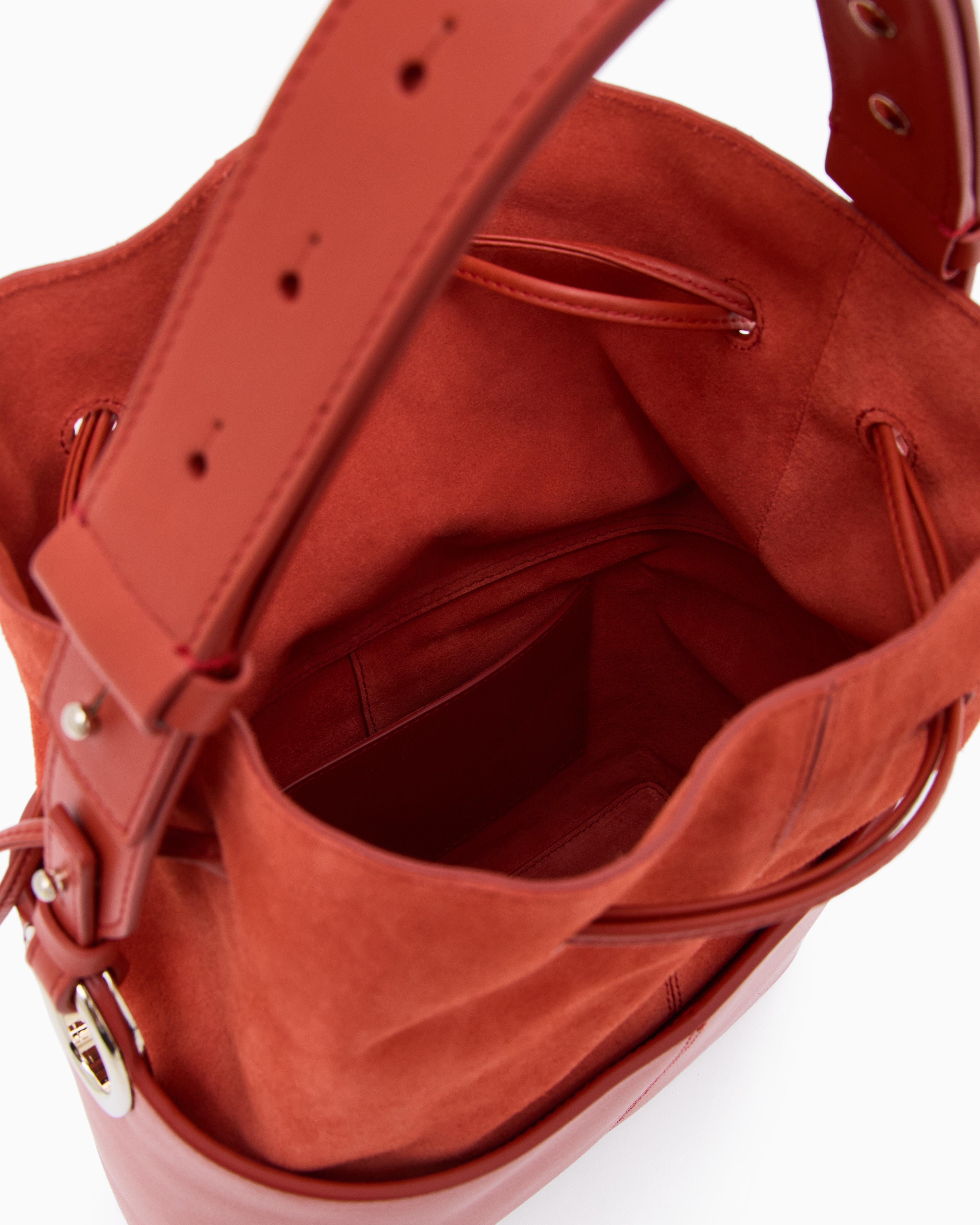 Giorgio Armani Bucket Bags In Orange