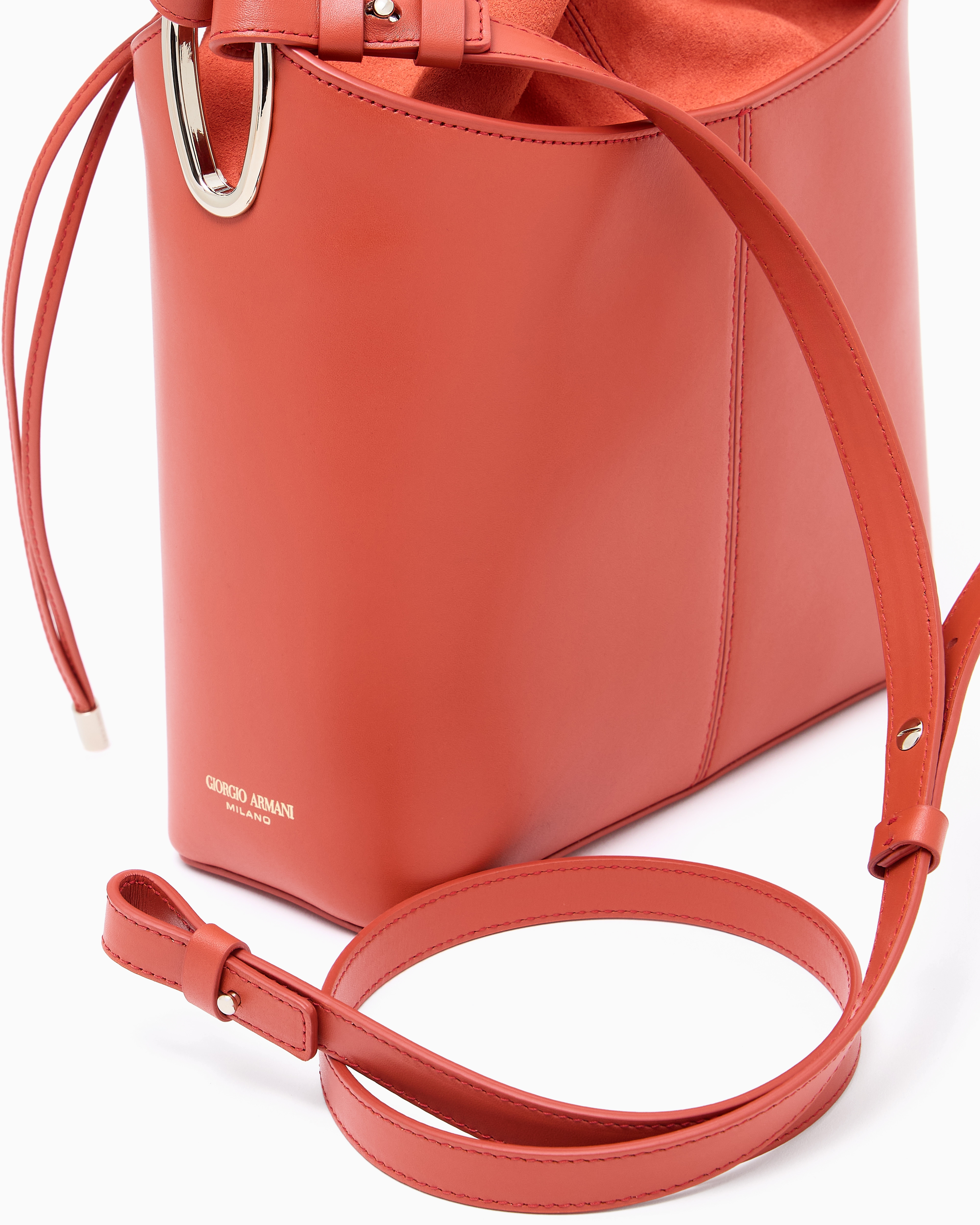 Giorgio Armani Bucket Bags In Orange