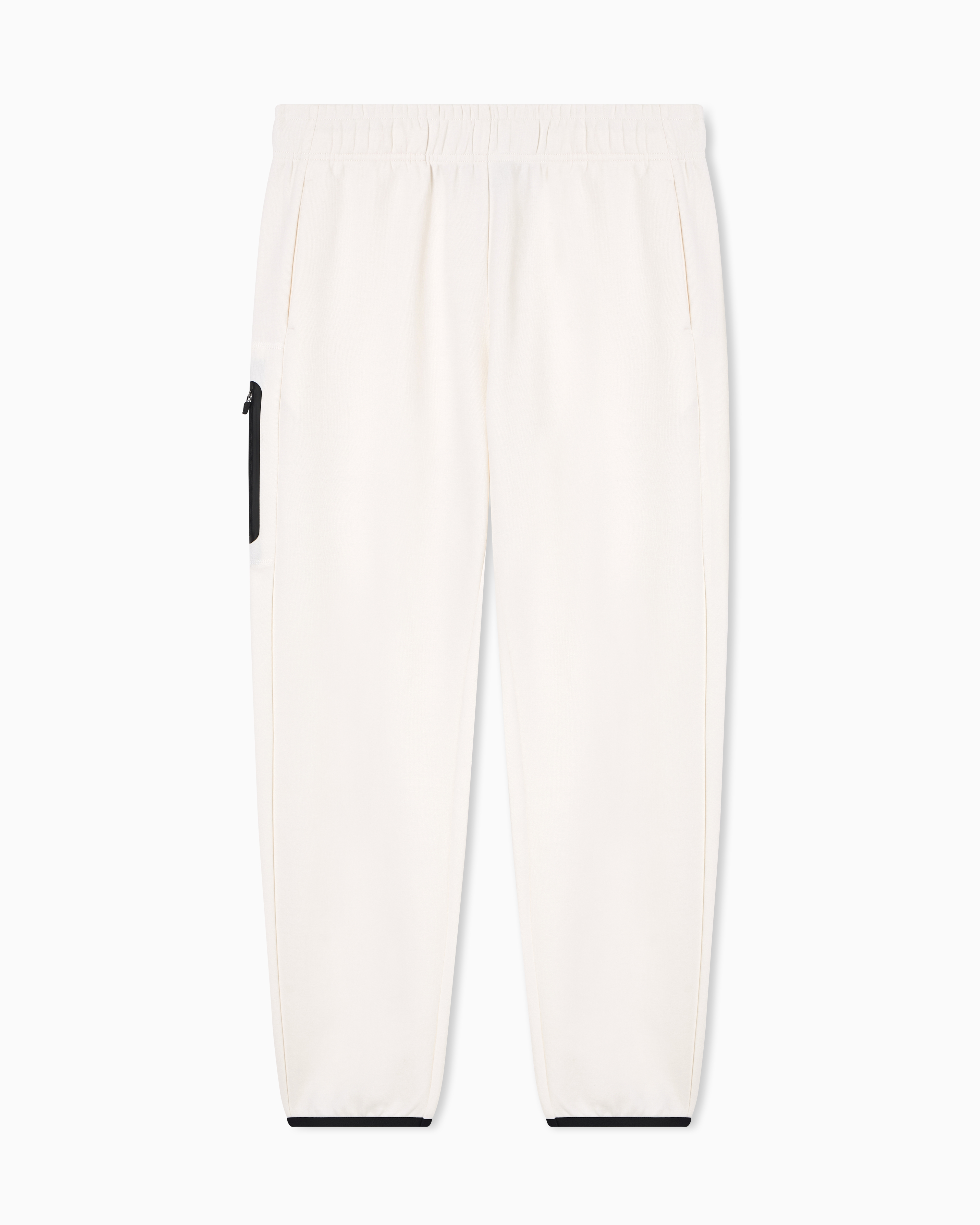 Ea7 White Dynamic Athlete Joggers In Natural Ventus7 Technical Fabric