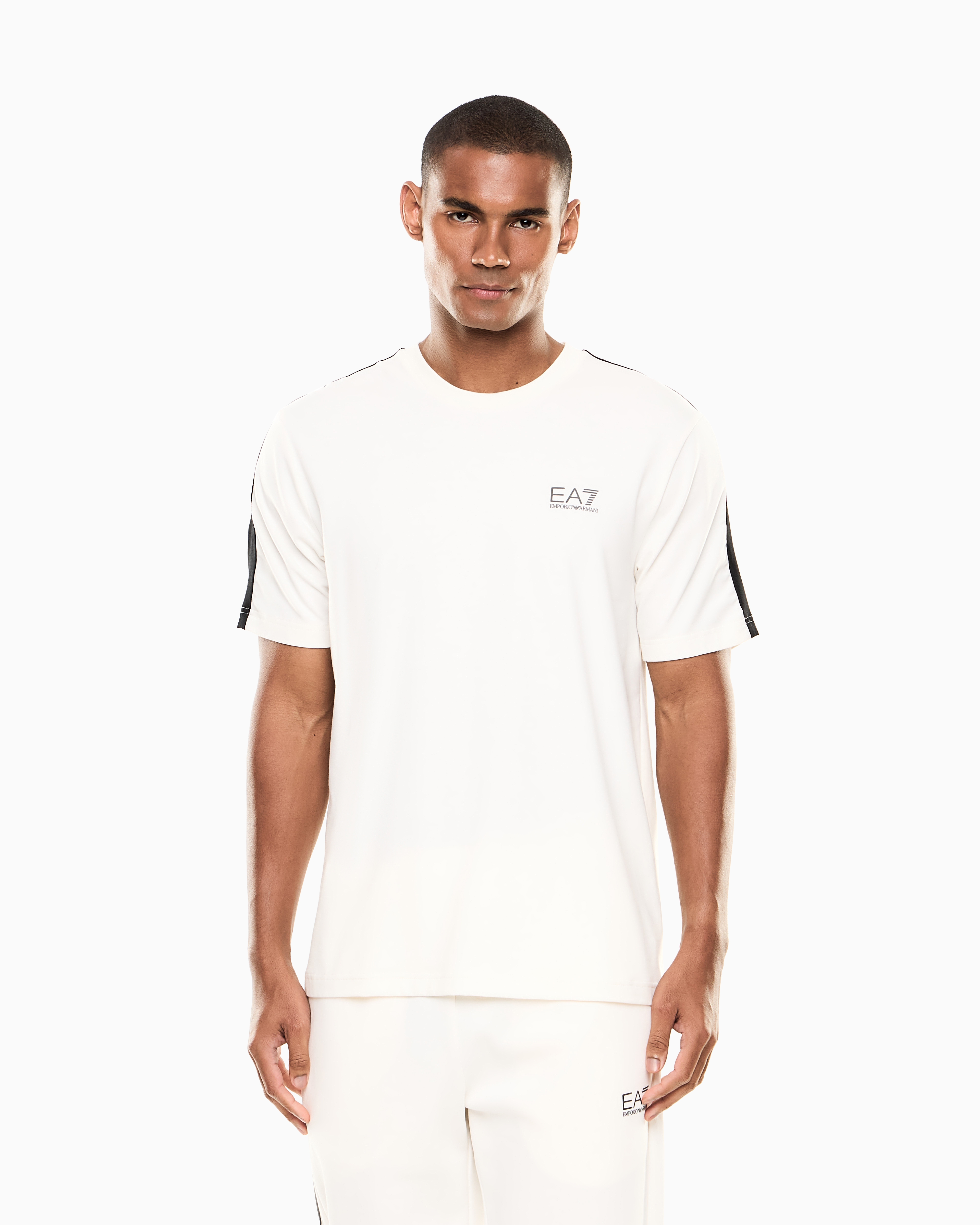 Dynamic Athlete Tシャツ Natural VENTUS7テクニカルファブリック | EA7