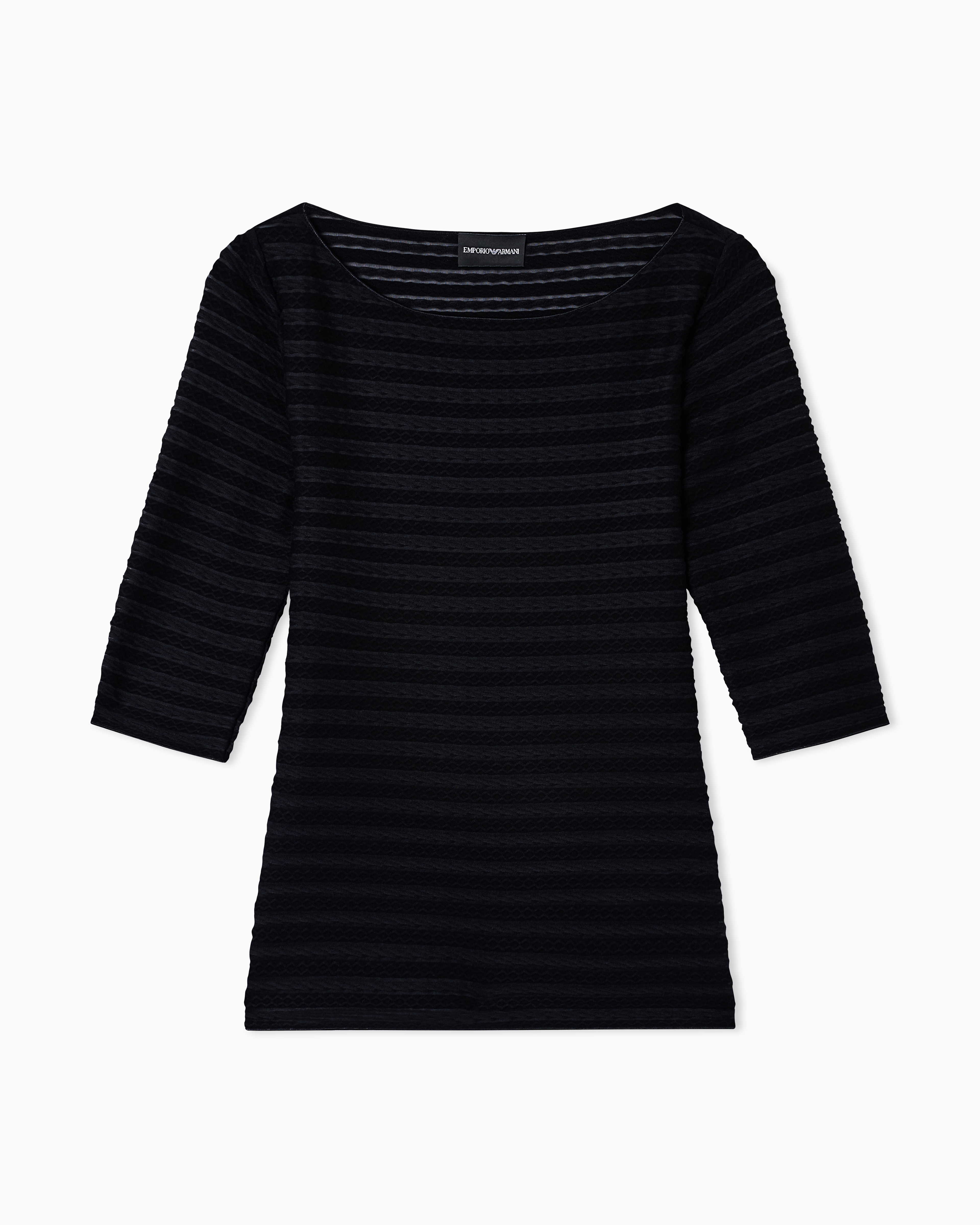 Emporio Armani Slim Fit T-shirts In Black