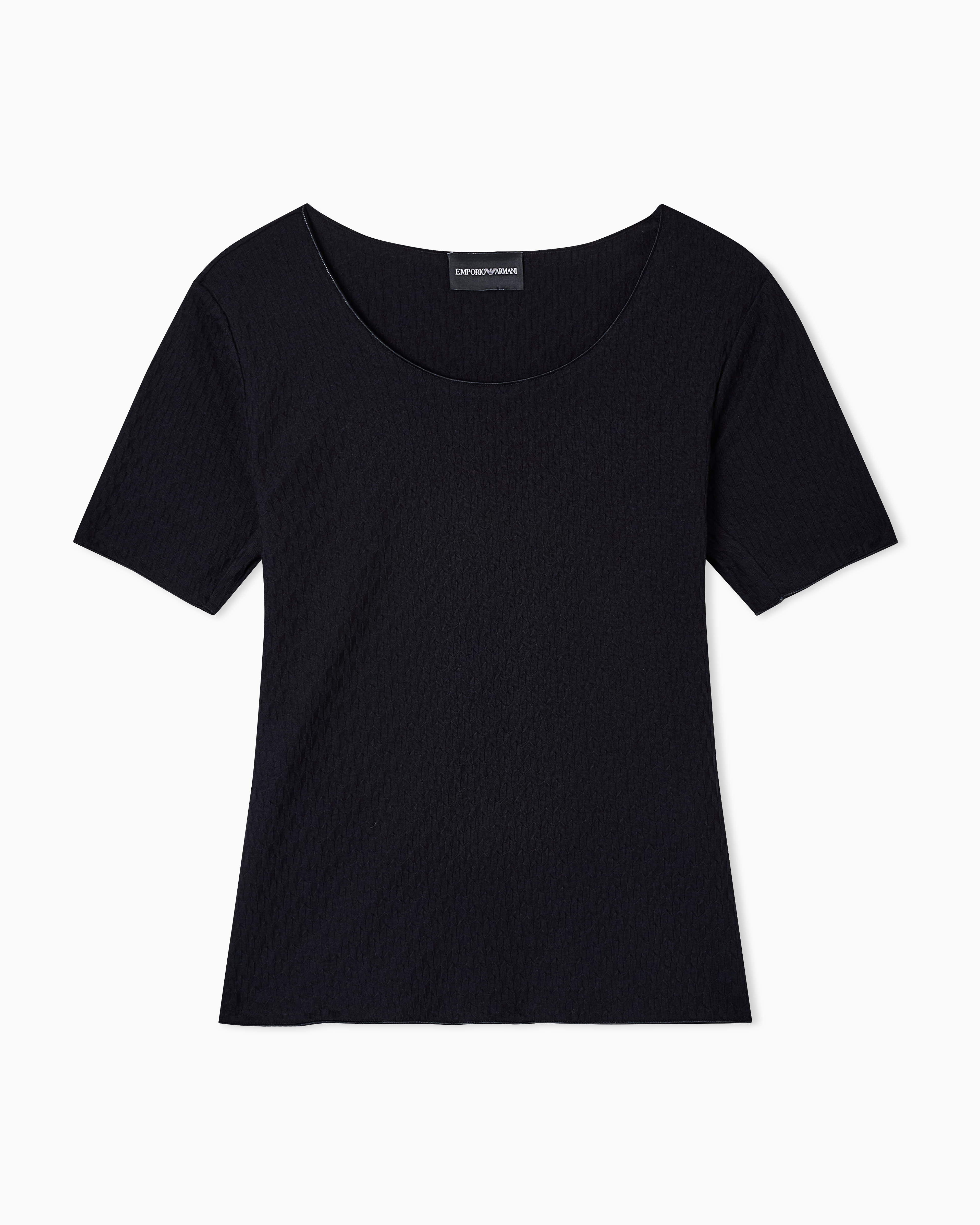 Emporio Armani Slim Fit T-shirts In Black