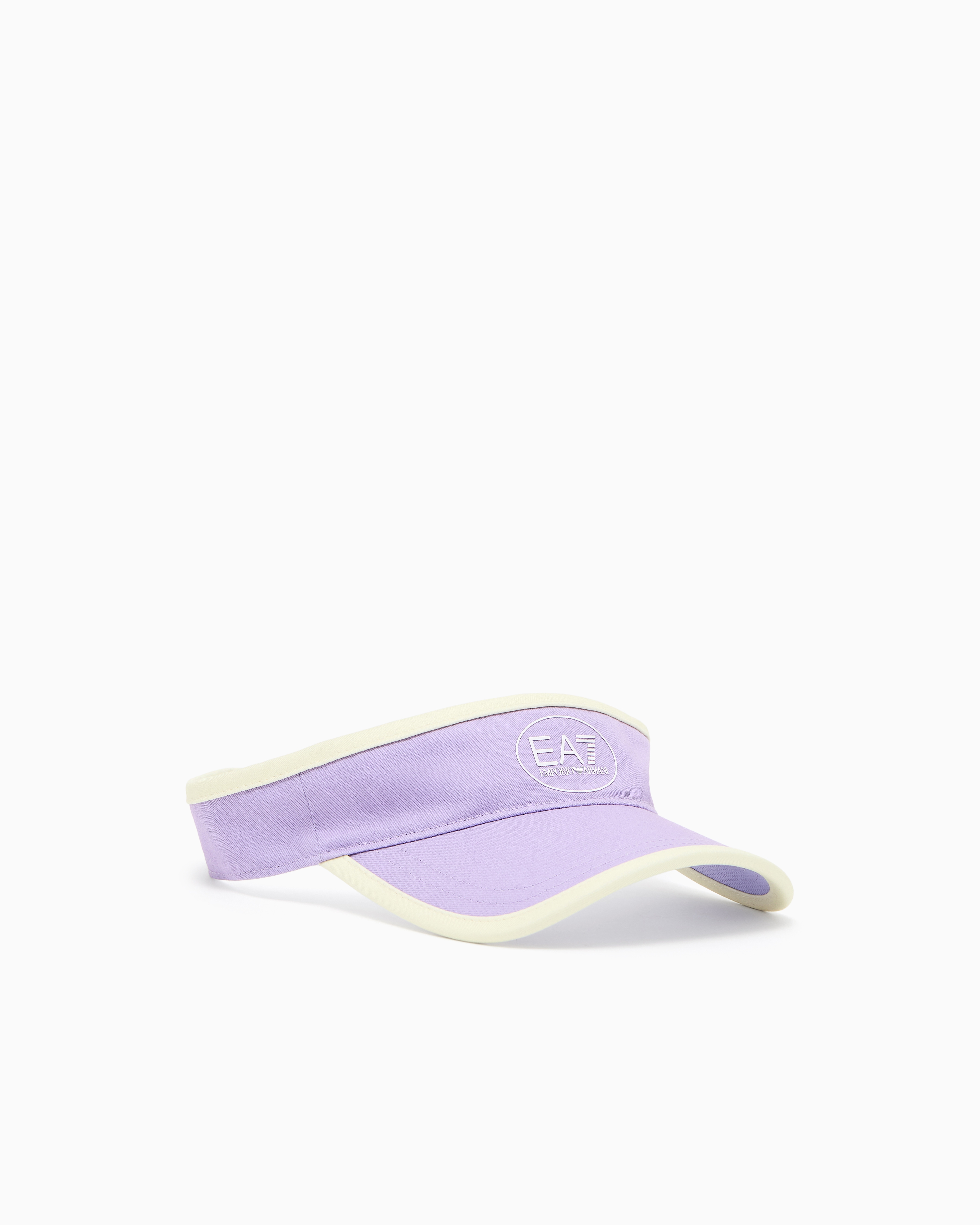 Ea7 Tennis Pro Cotton Visor In Brown