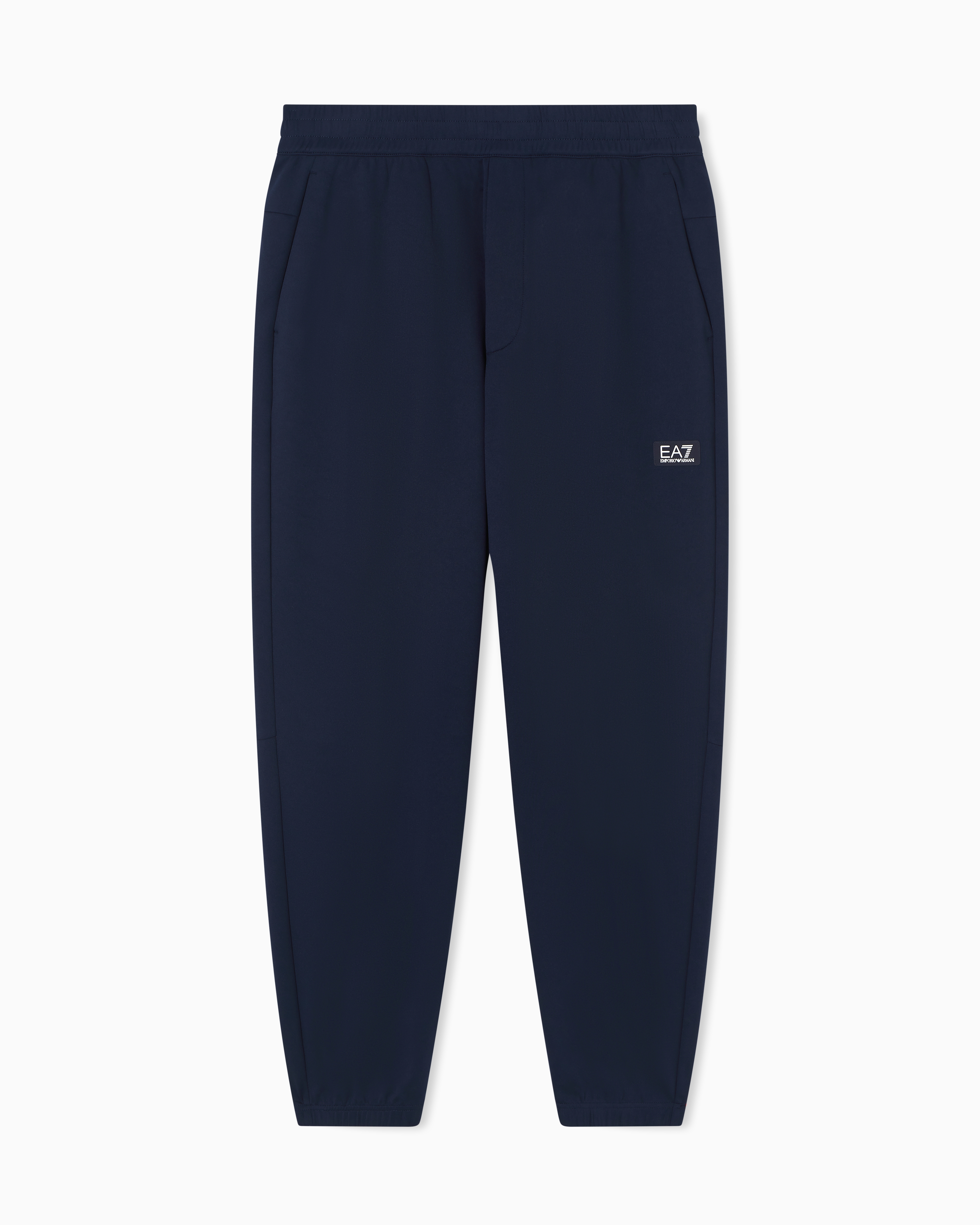 Ea7 Navy Blue Joggers In Ventus7 Technical Fabric