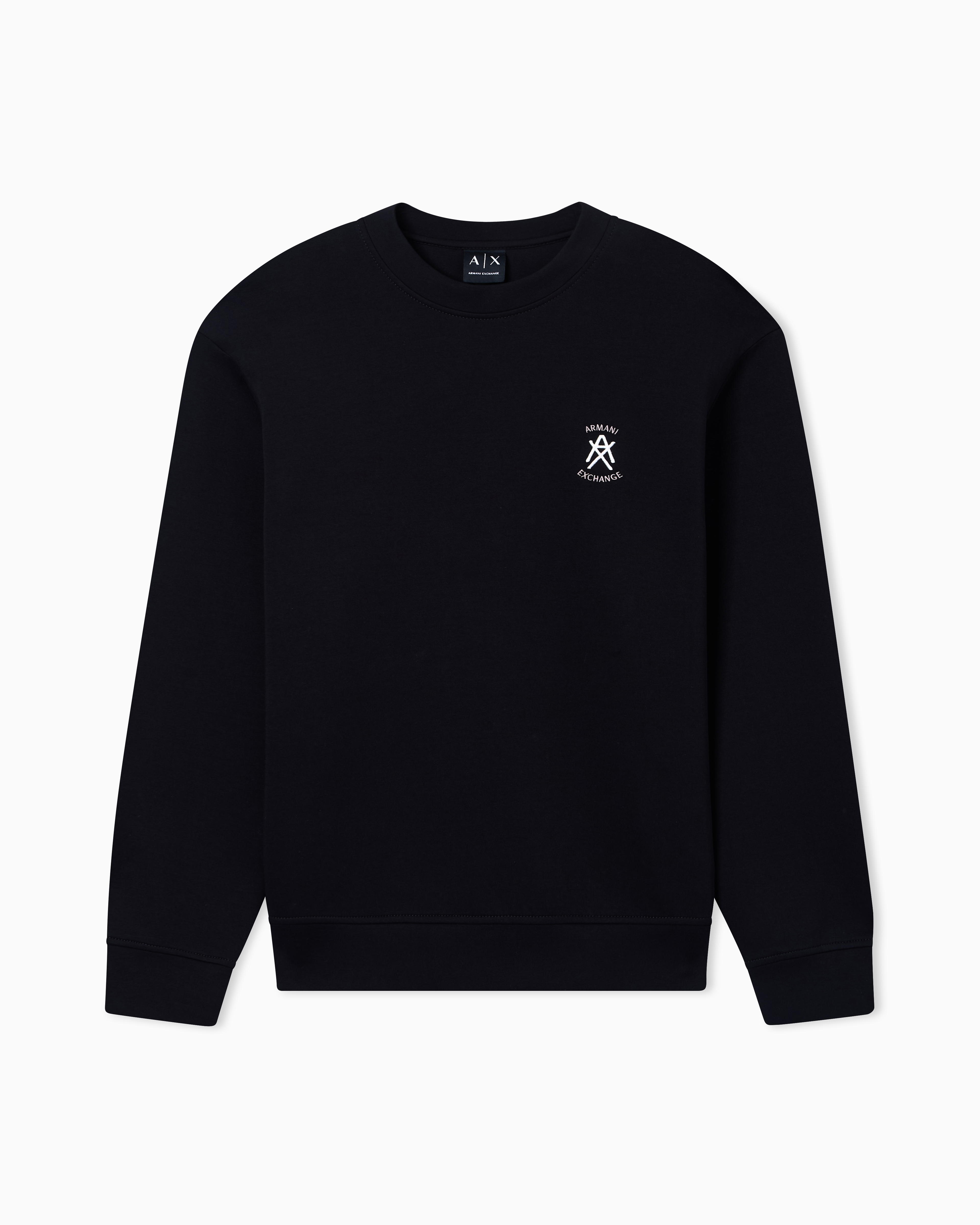 Armani Exchange Sweatshirts Without Hood In Black
