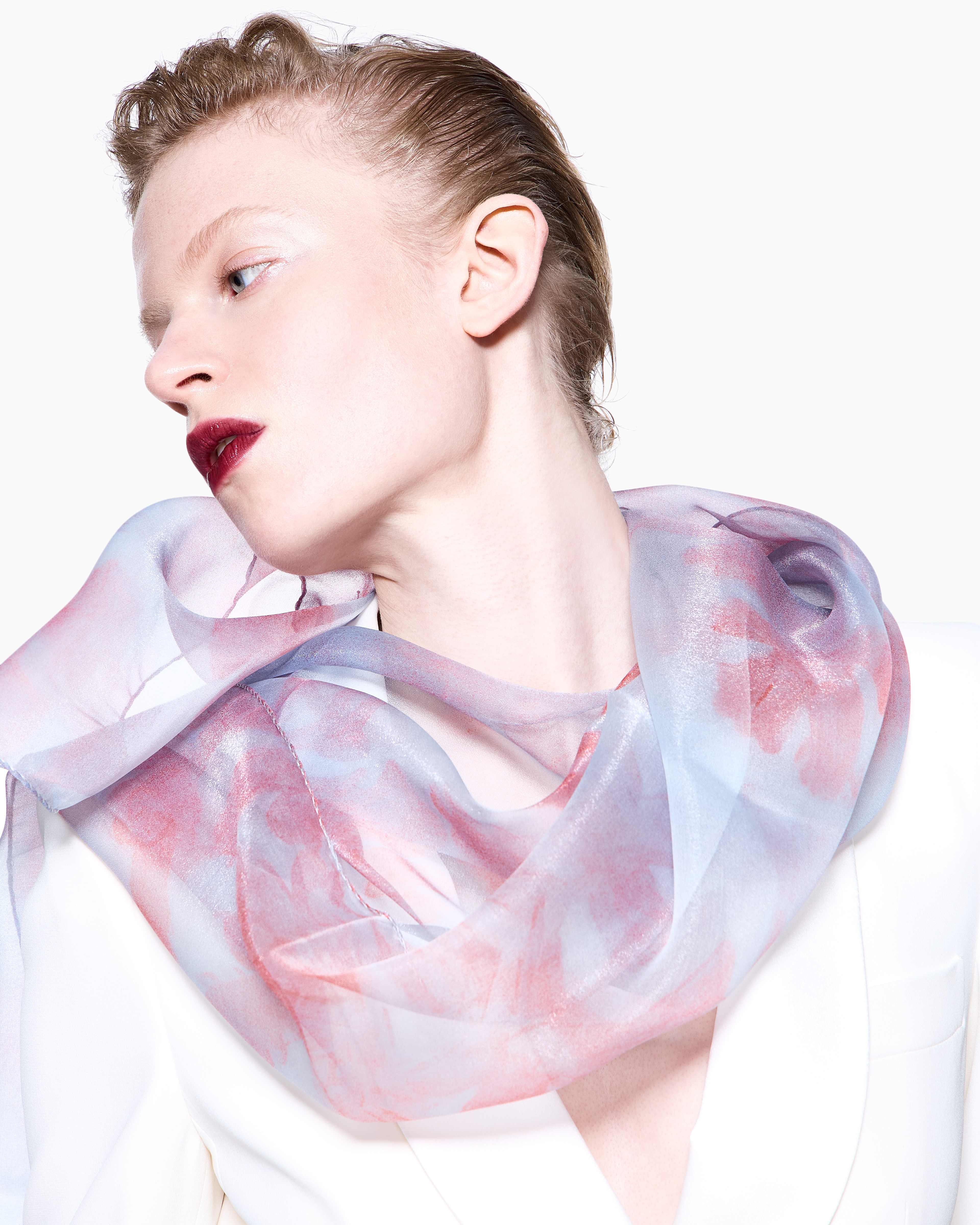 Giorgio Armani Stoles In Blue