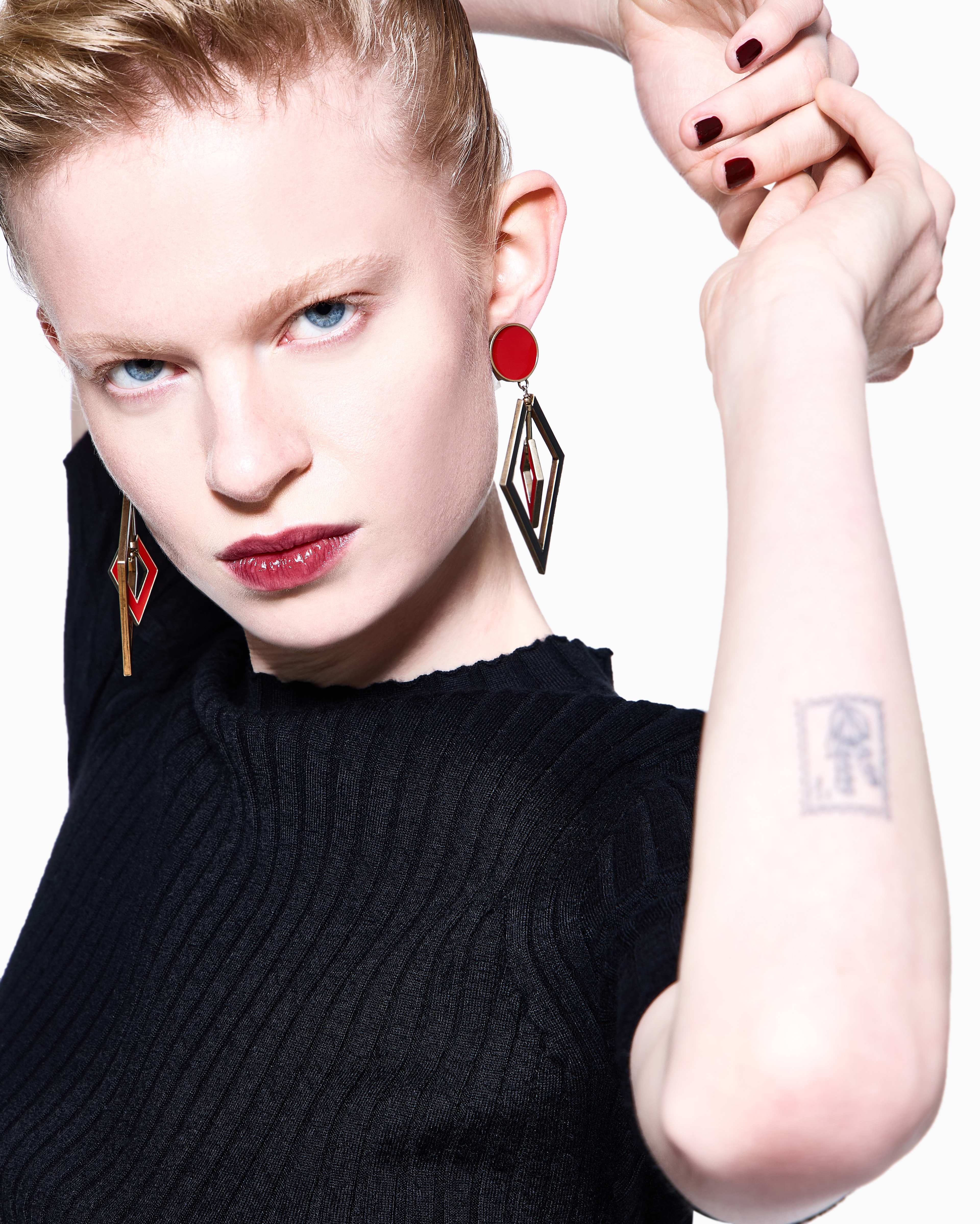 Giorgio Armani Earrings In Red