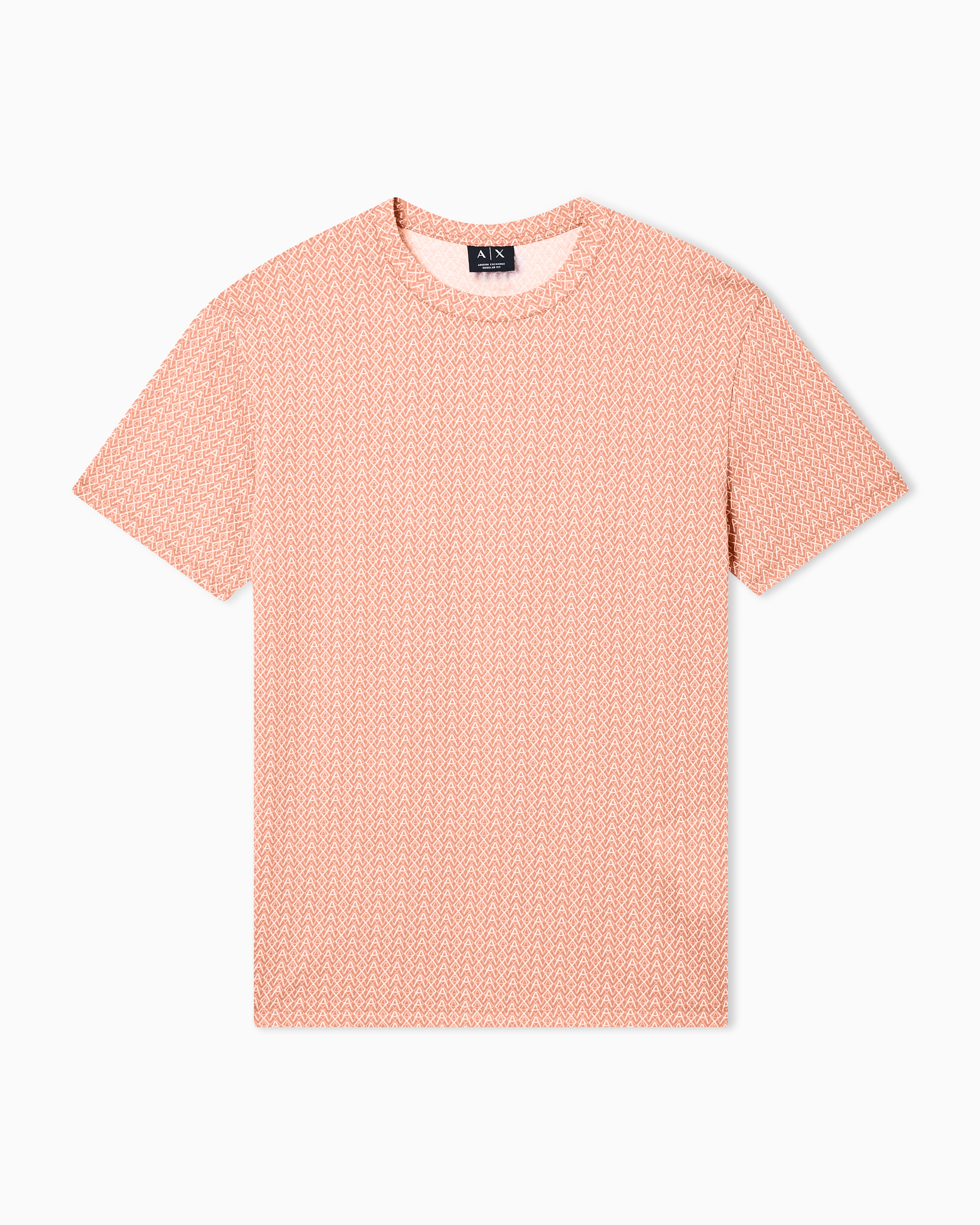 Armani Exchange Regular Fit T-shirts In Pink