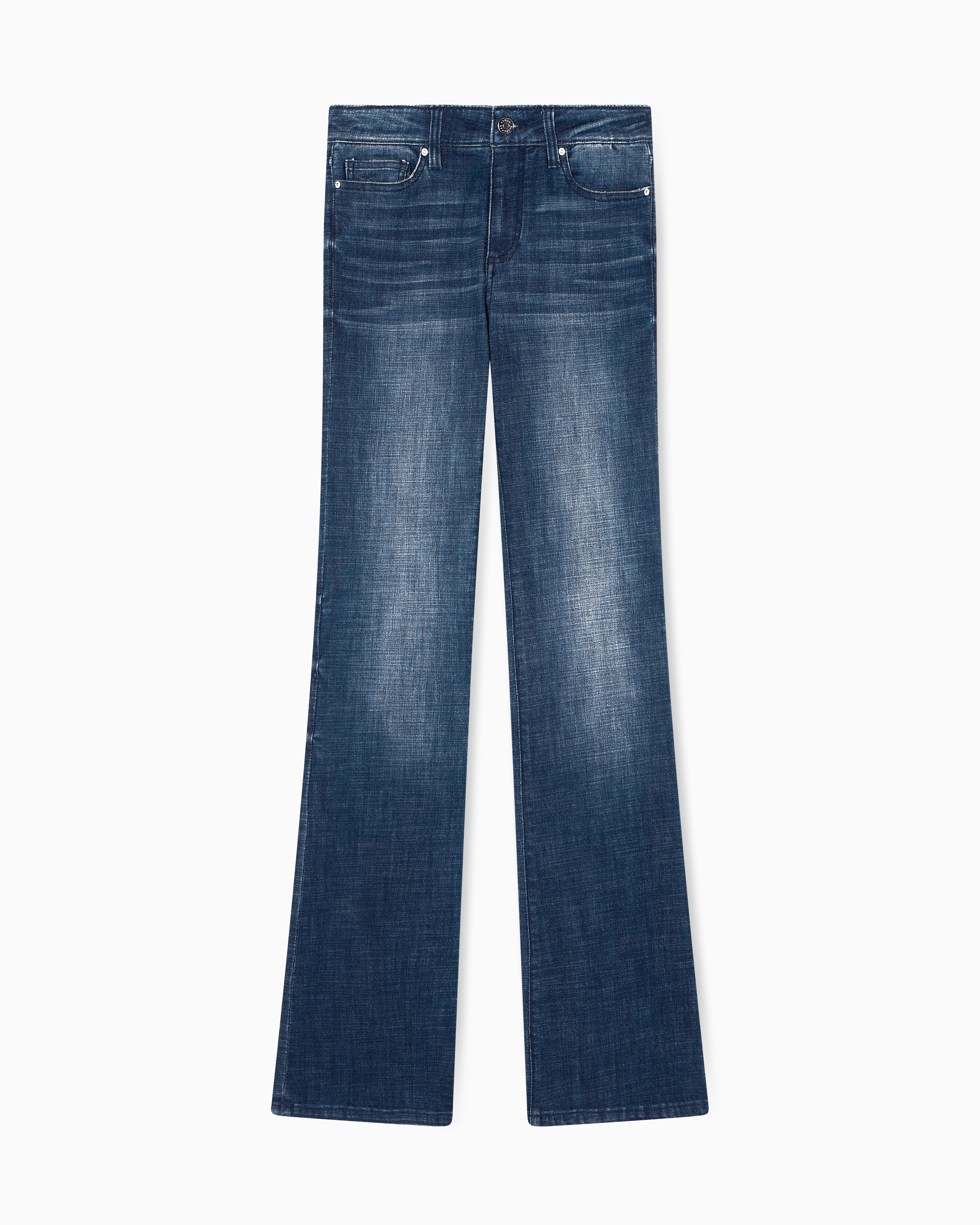 Armani Exchange Flared Jeans In Blue