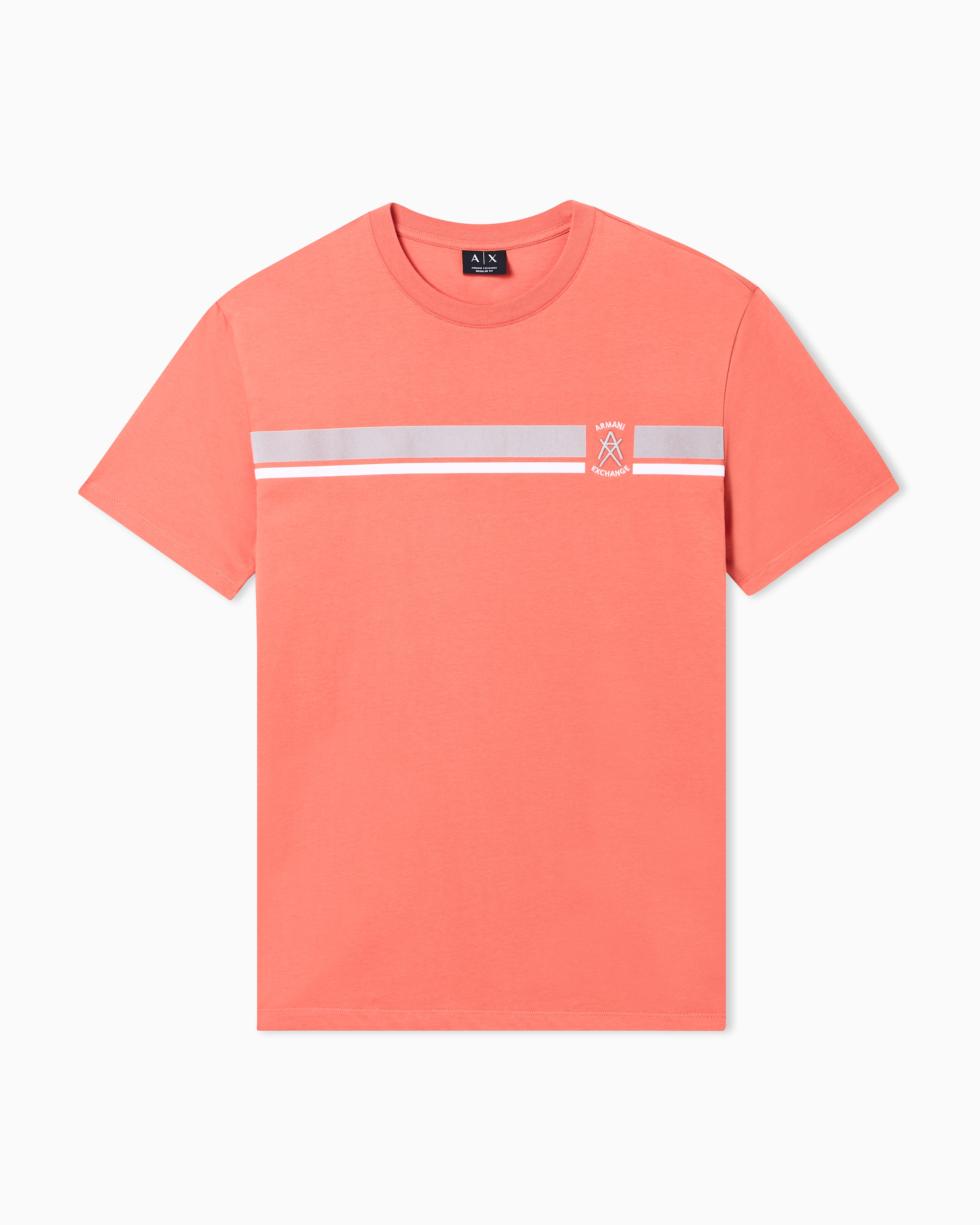 Armani Exchange Regular Fit T-shirts In Pink