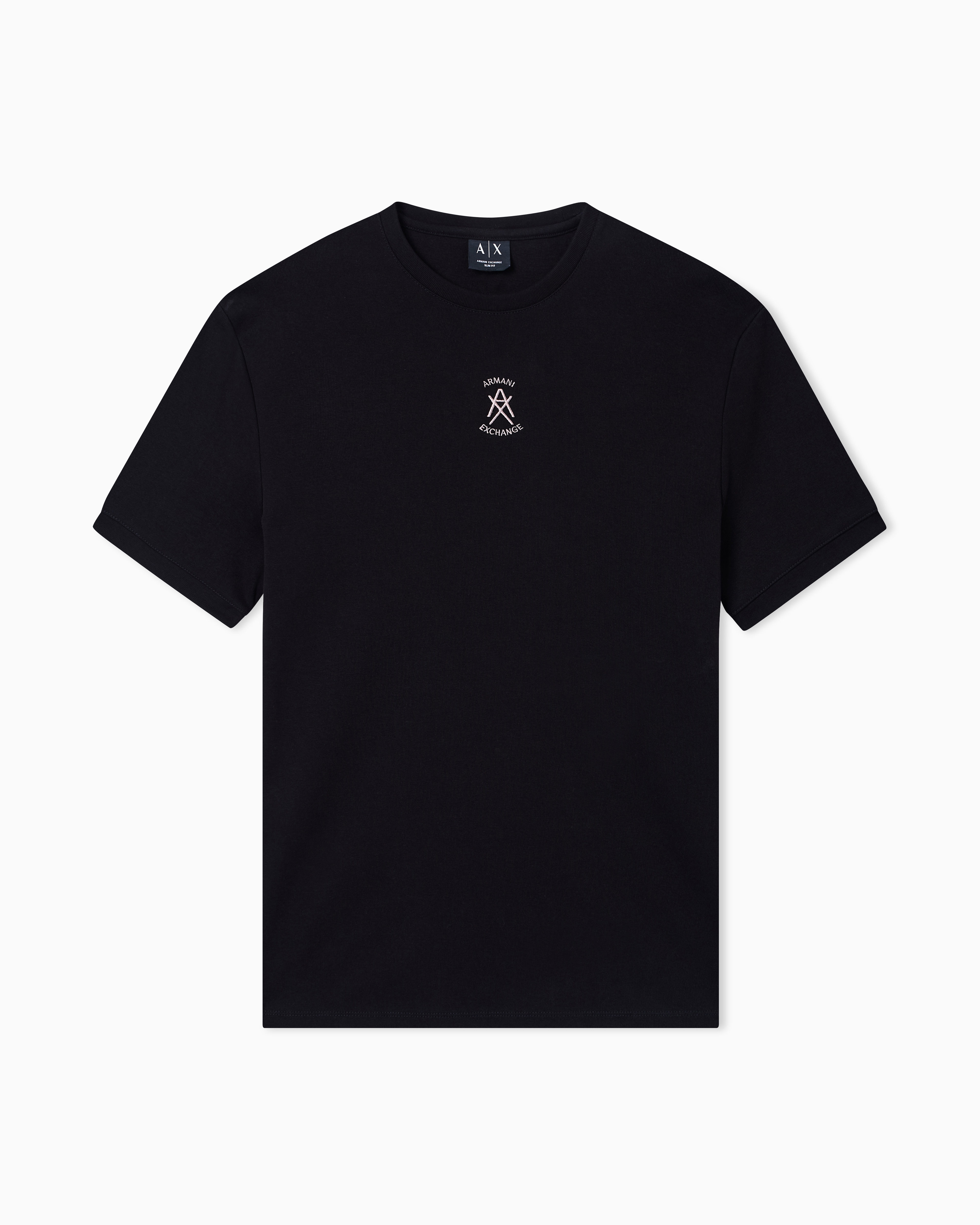 Armani Exchange Slim Fit T-shirts In Black