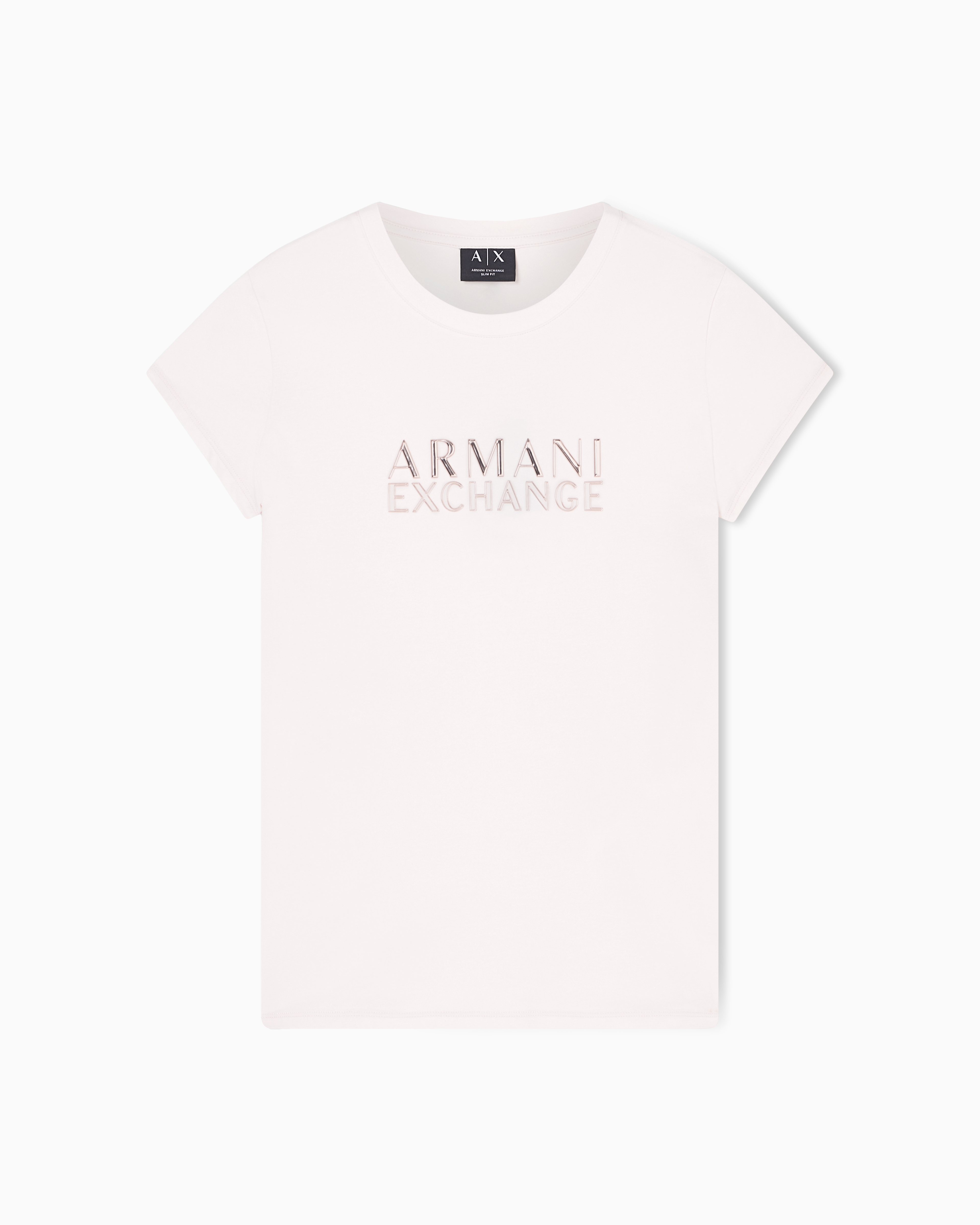 Armani Exchange Slim Fit T-shirts In Neutral