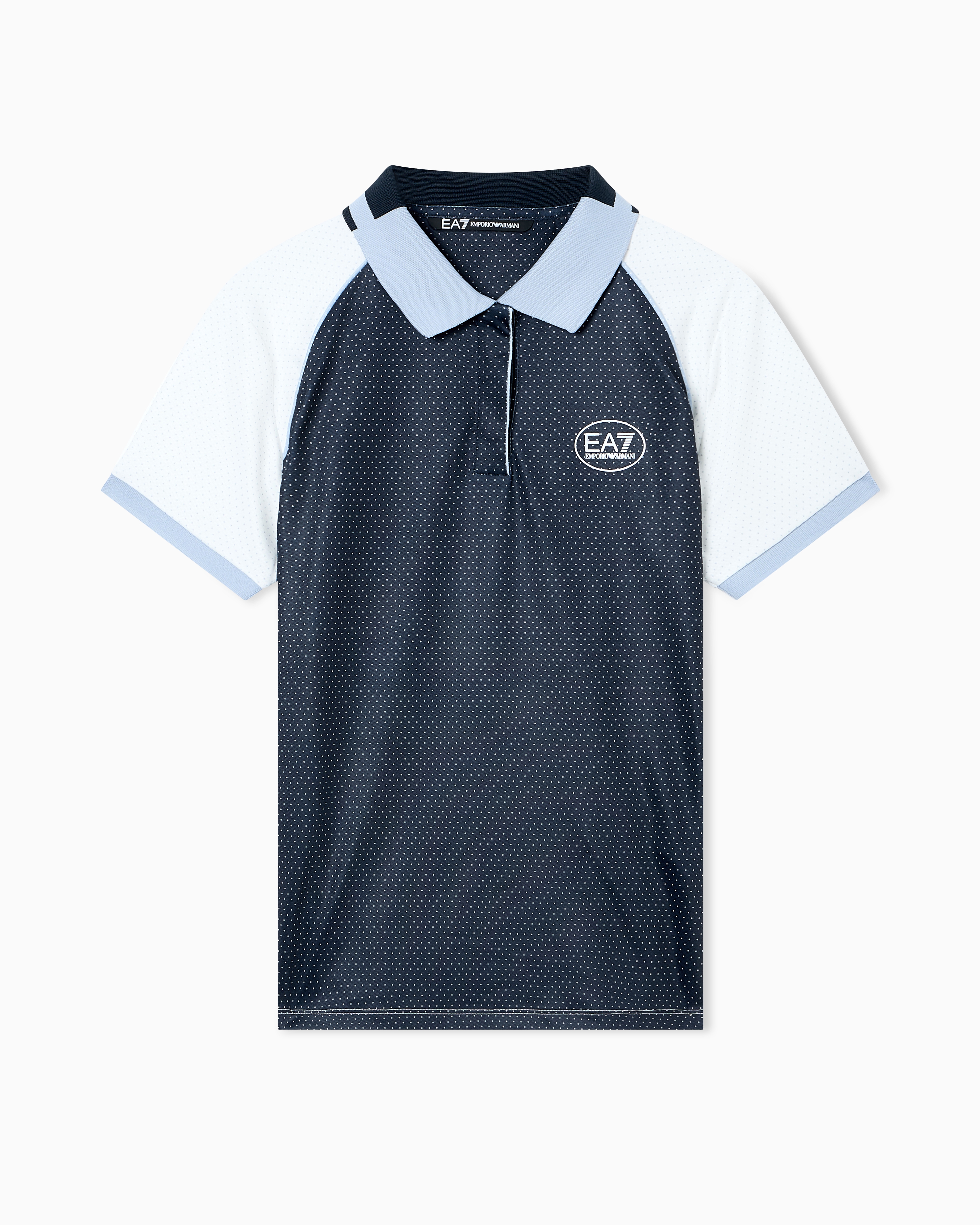 Ea7 Polo Shirts In Blue