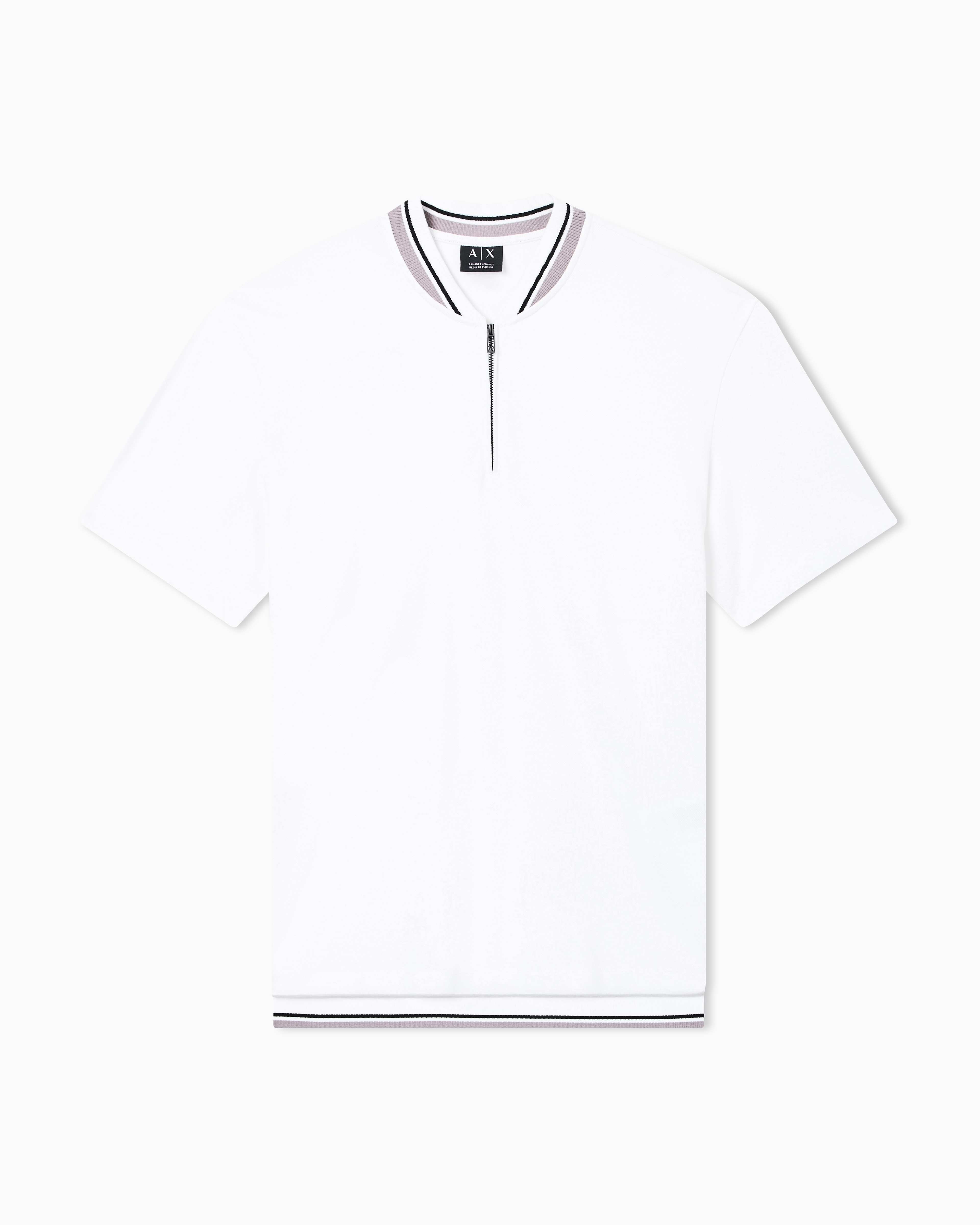 Armani Exchange Polo Shirts In White