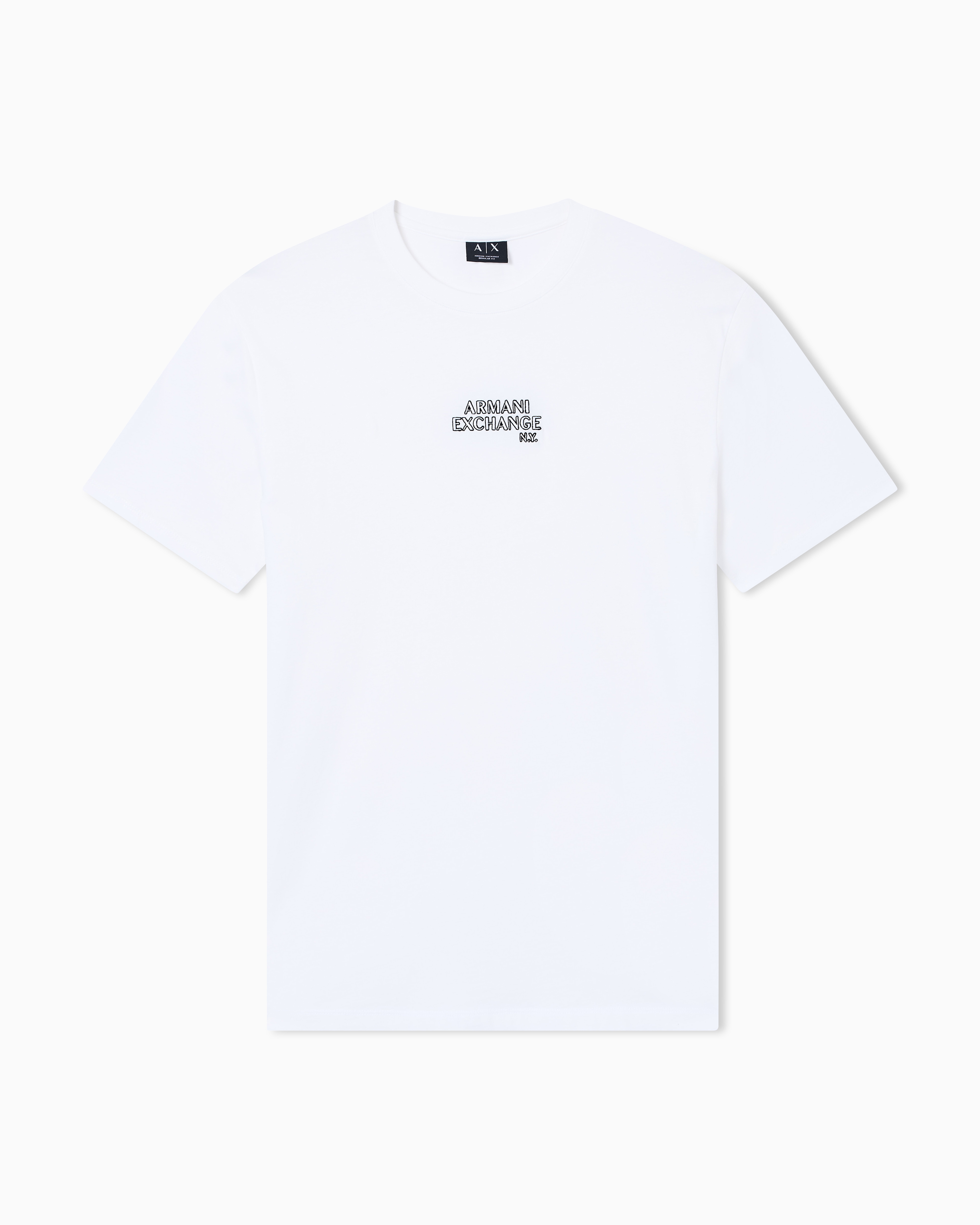 Armani Exchange Regular Fit T-shirts In White