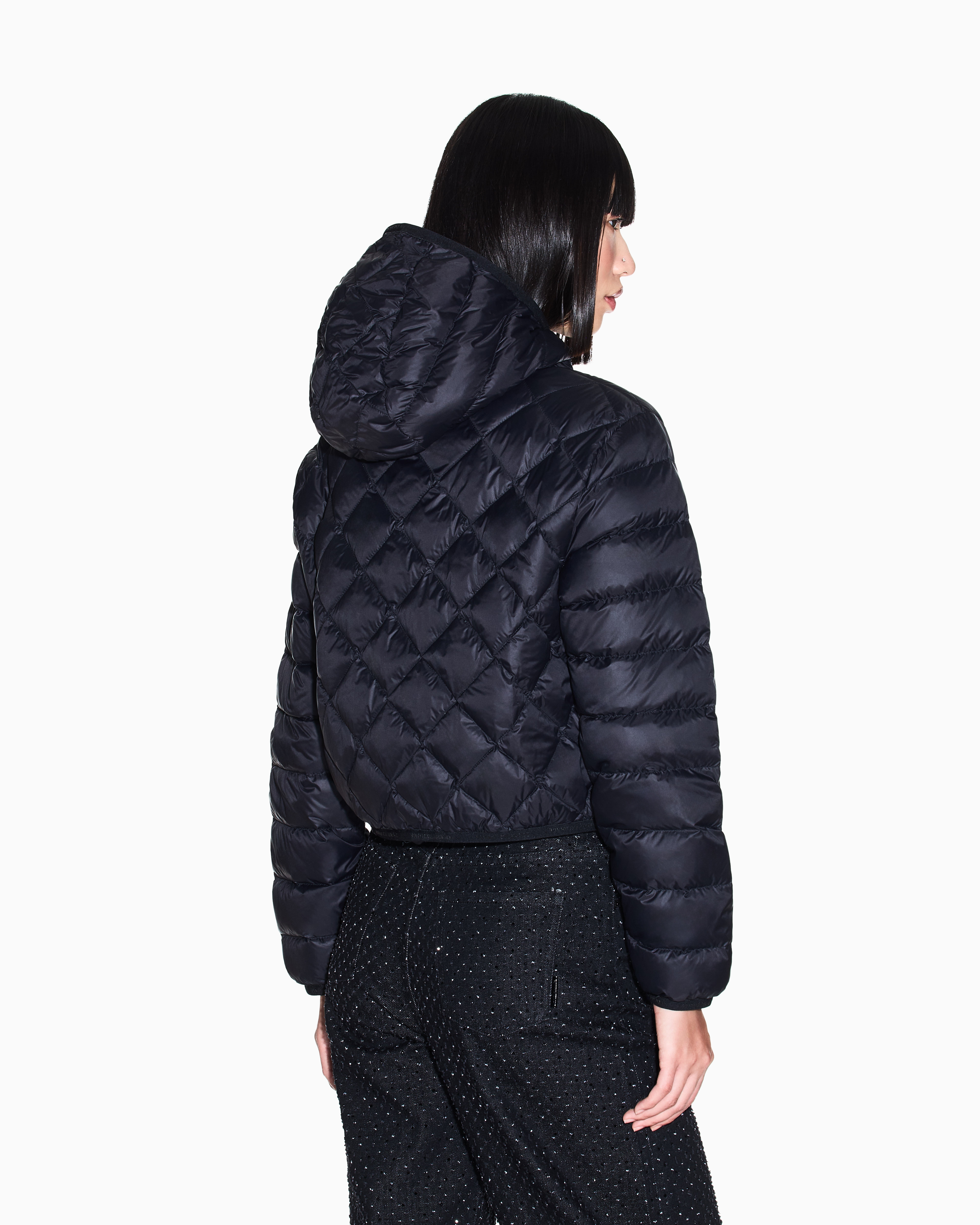 Padded jacket technical fabric