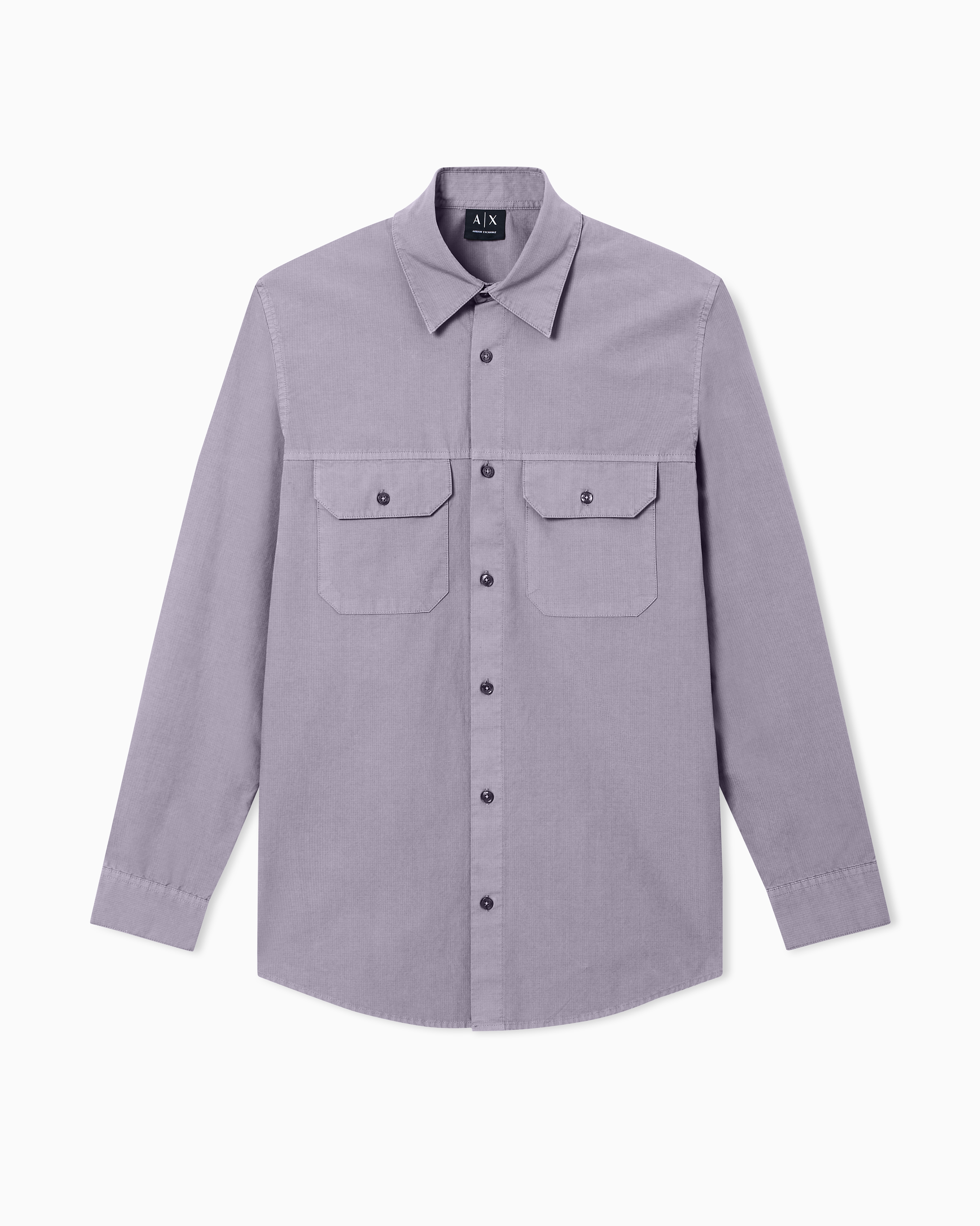 Armani Exchange Casual Shirts In Black