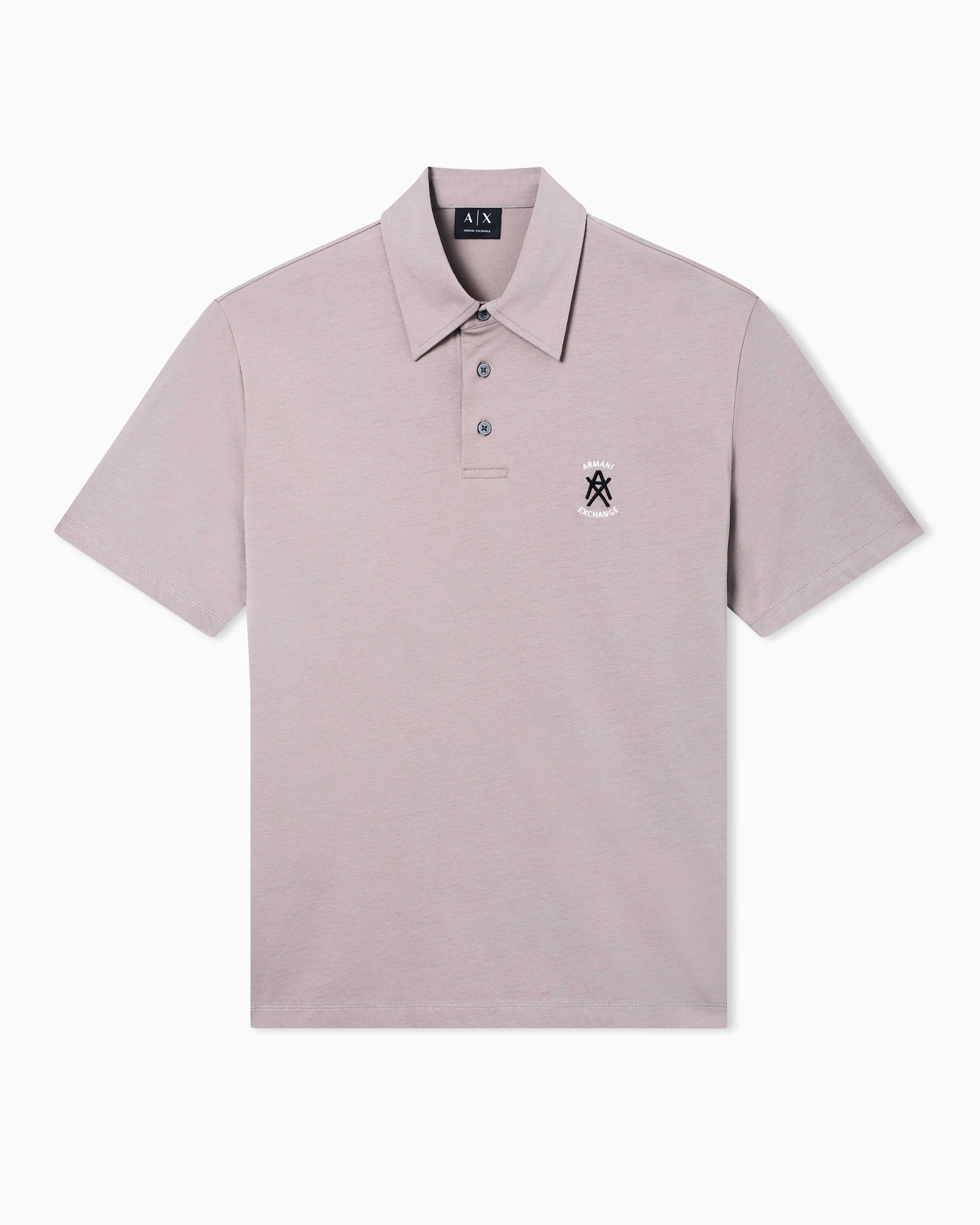 Armani Exchange Polo Shirts In Pink