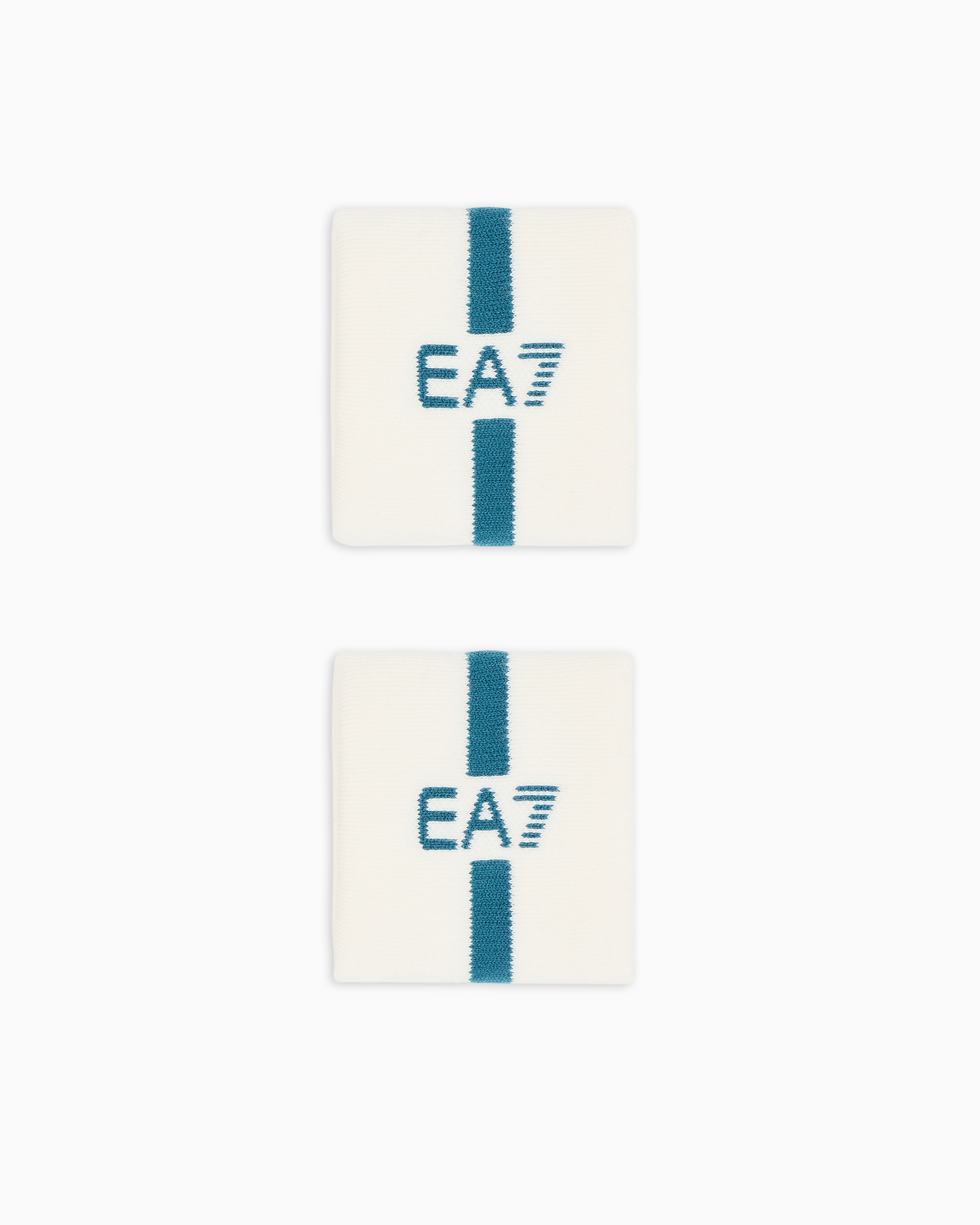 Ea7 Tennis Pro Cotton Wristbands In Sand