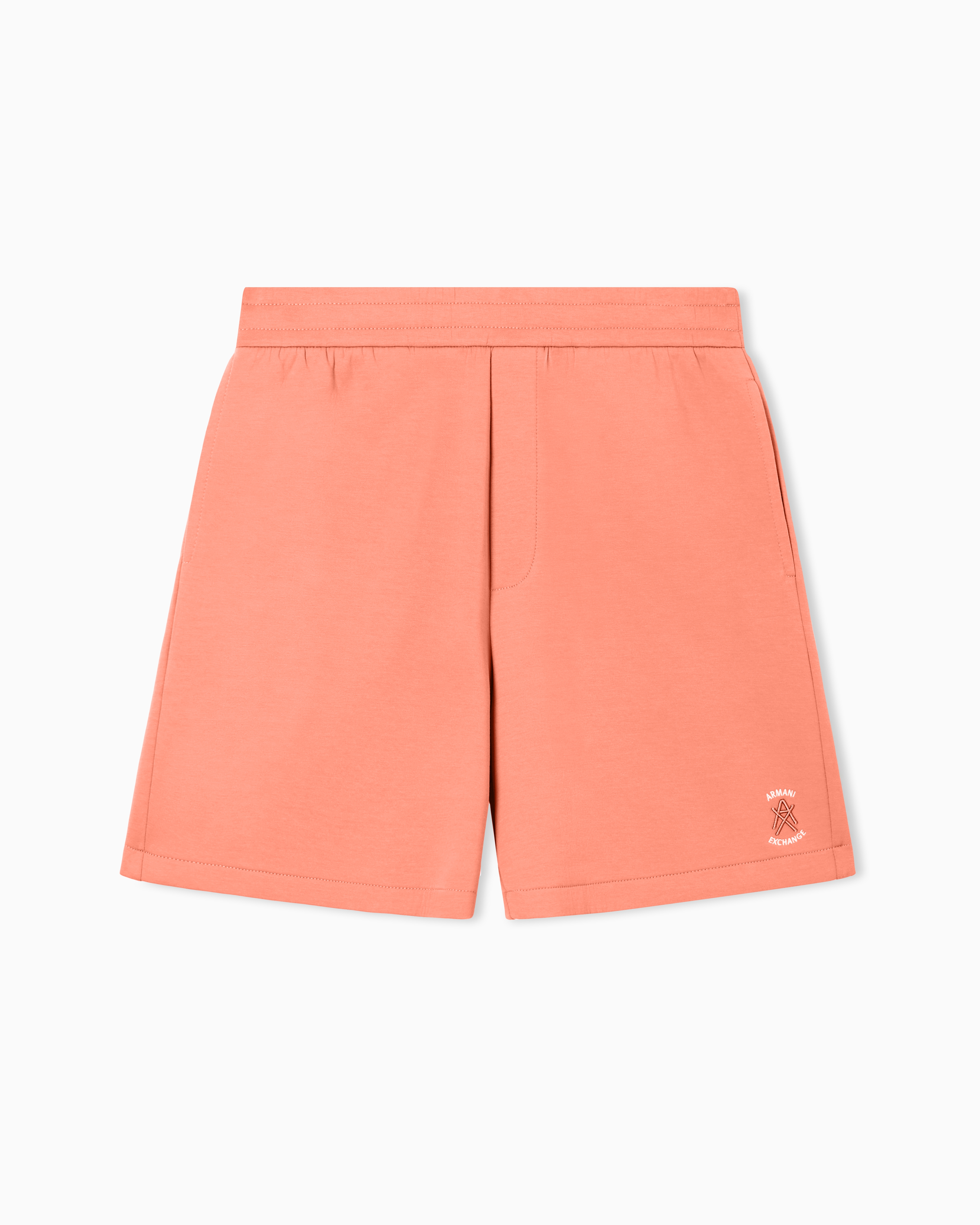 Armani Exchange Bermuda Shorts In Orange