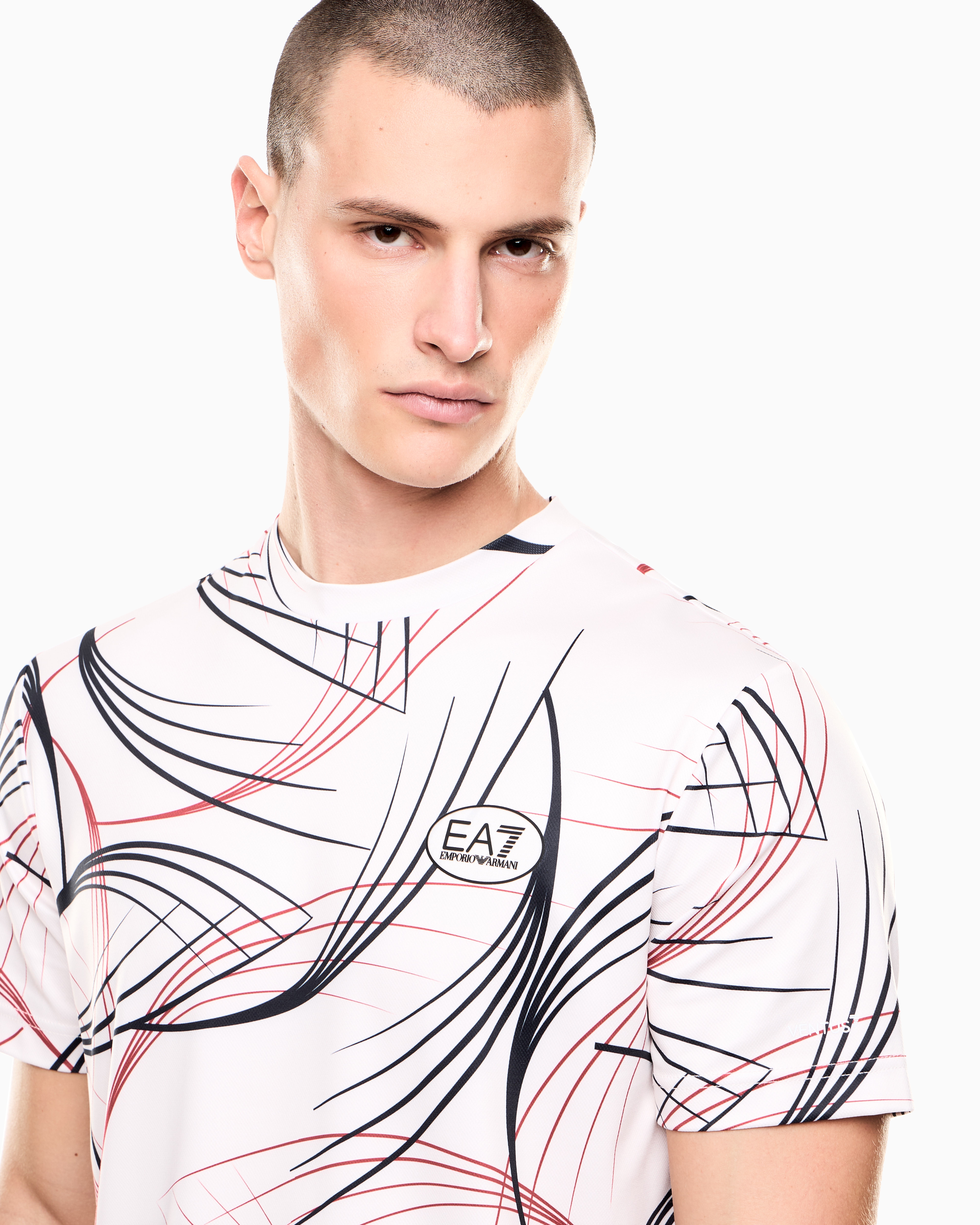 Tennis Pro プリントTシャツ VENTUS7テクニカルファブリック | EA7