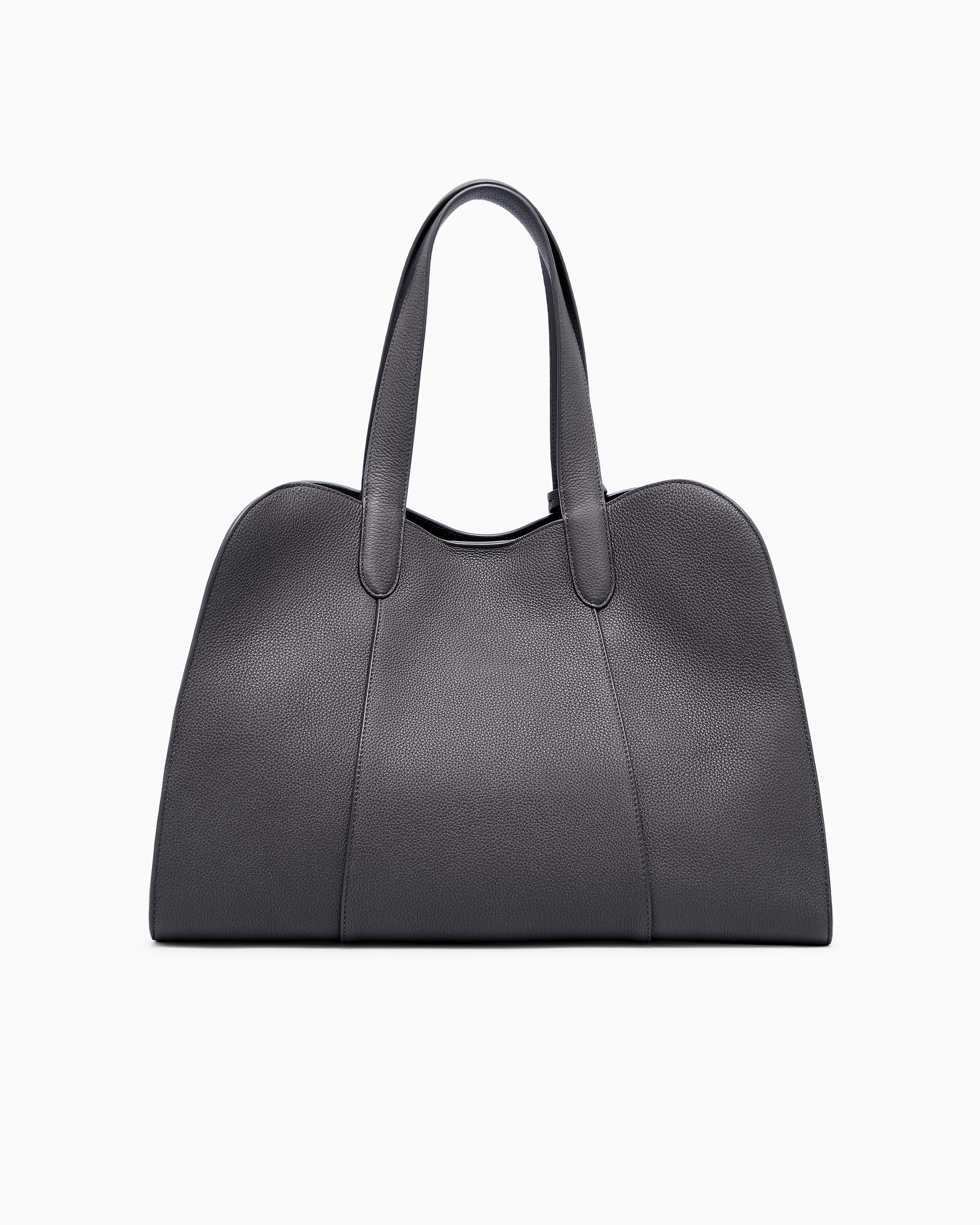 トートバッグ ペブルドレザー ラージ | Giorgio Armani