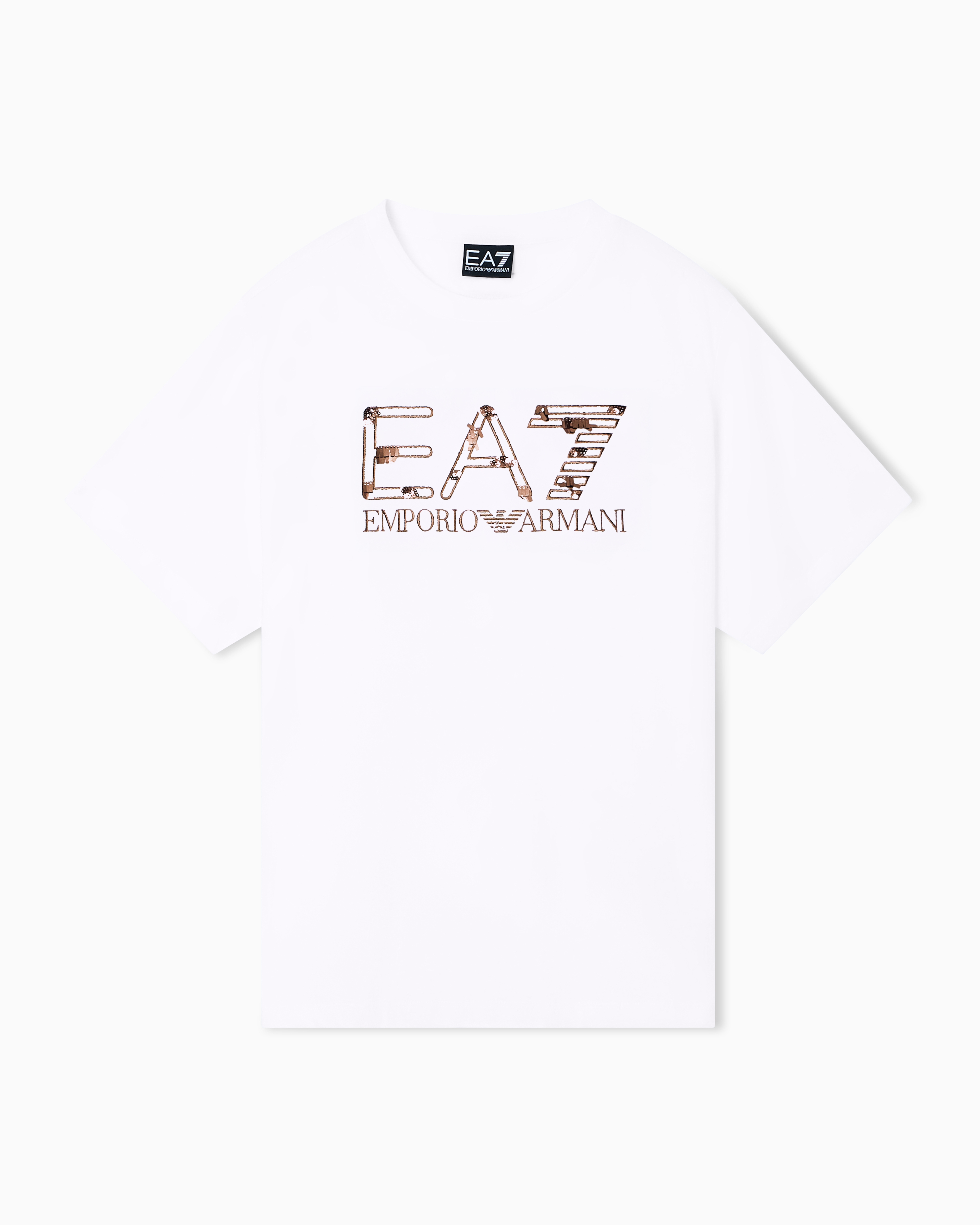 Ea7 T-Shirt In Jersey Logo Series