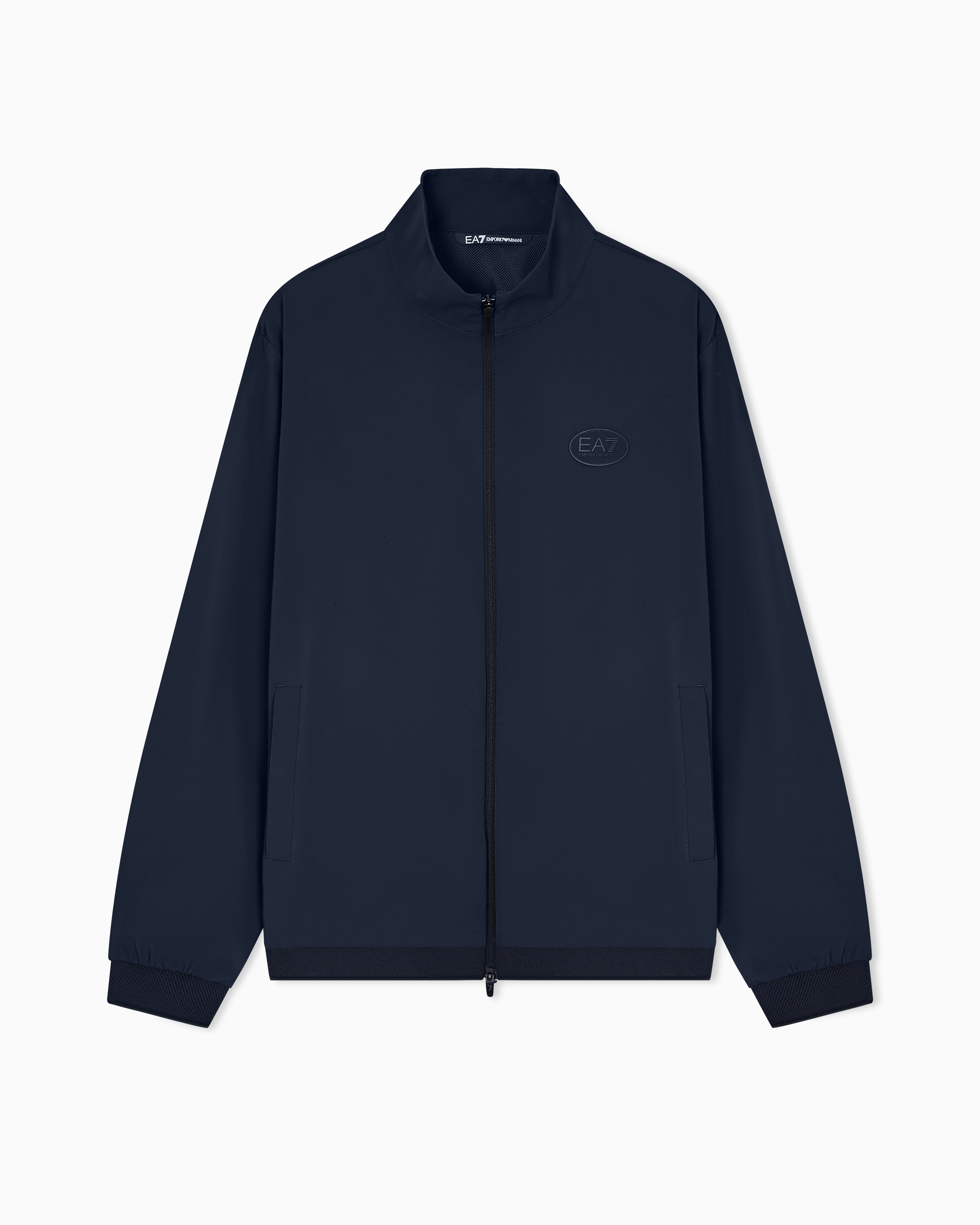 Ea7 Navy Blue Golf Pro Sweatshirt In Ventus7 Technical Fabric