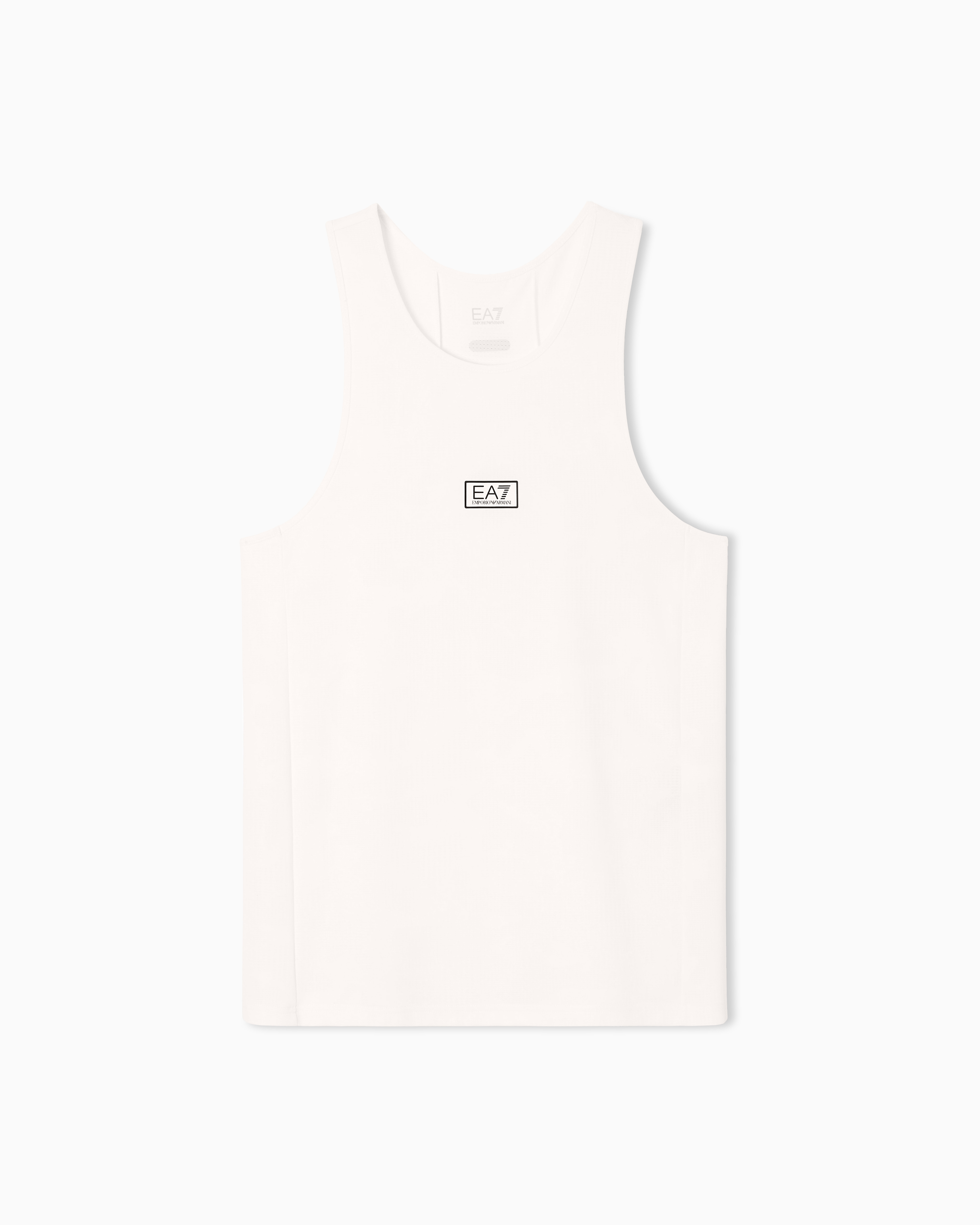 Ea7 Tank Tops In White