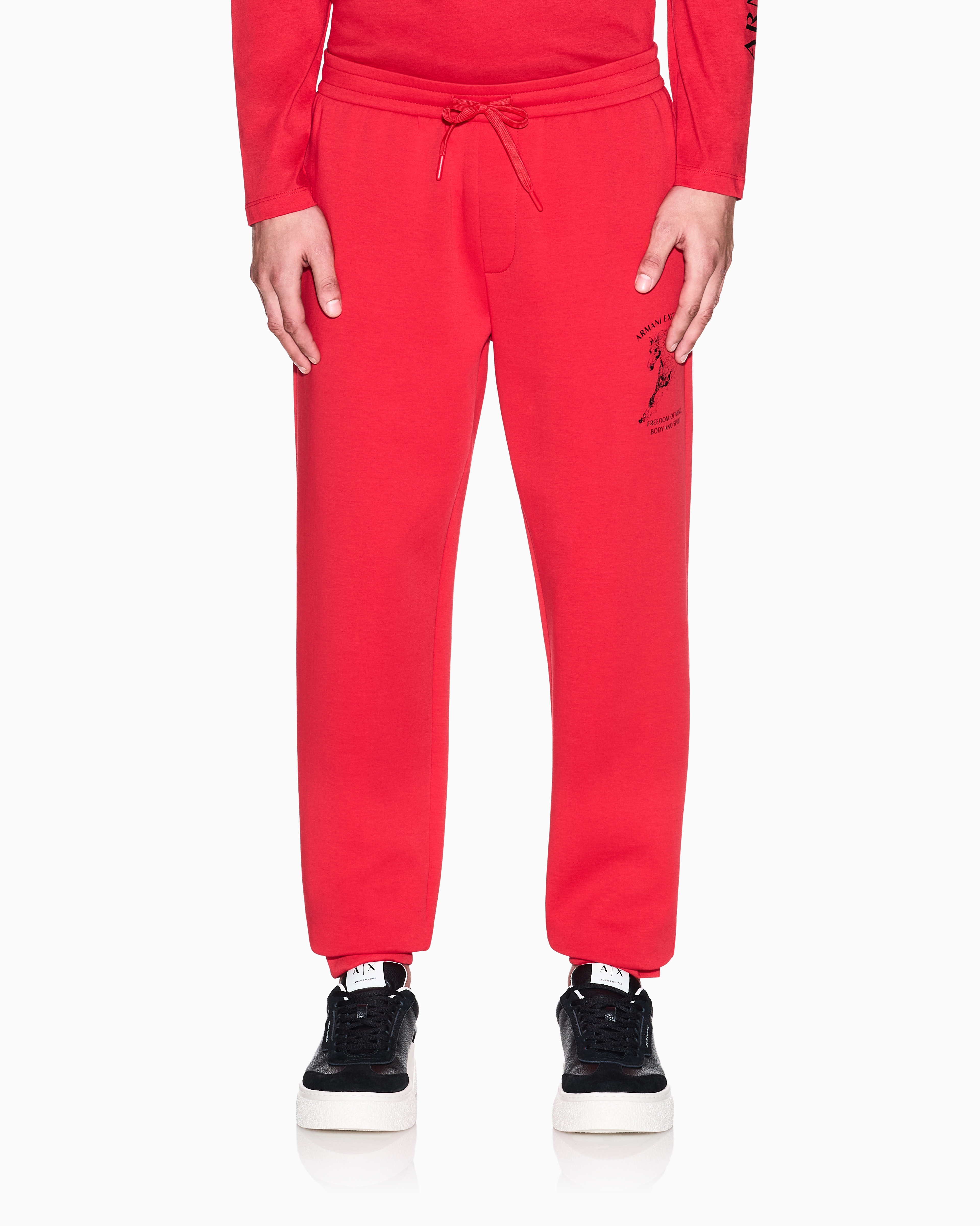 Jogger trousers bonded fabric