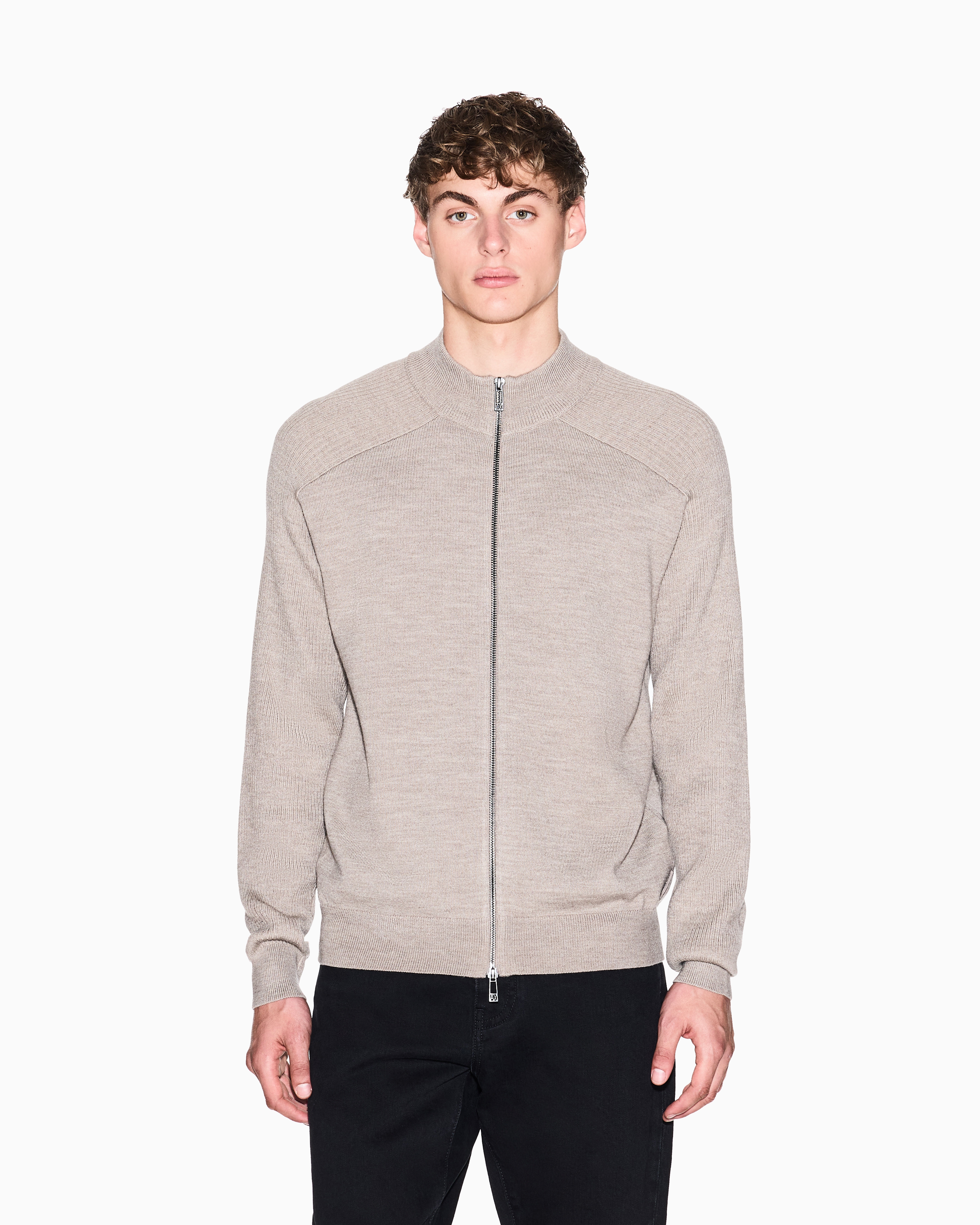 ジップアップニットカーディガン | Armani Exchange