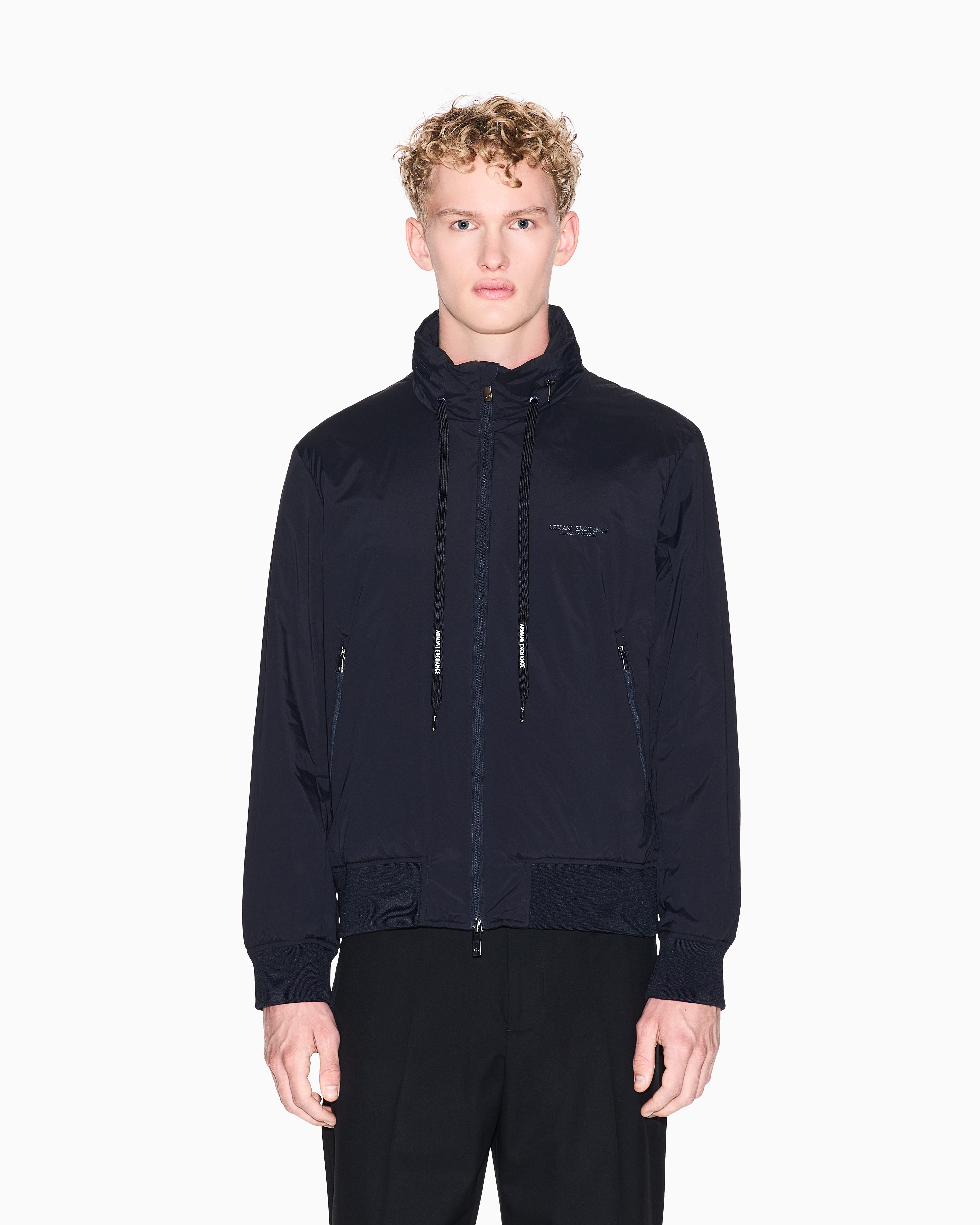Stretch nylon jacket