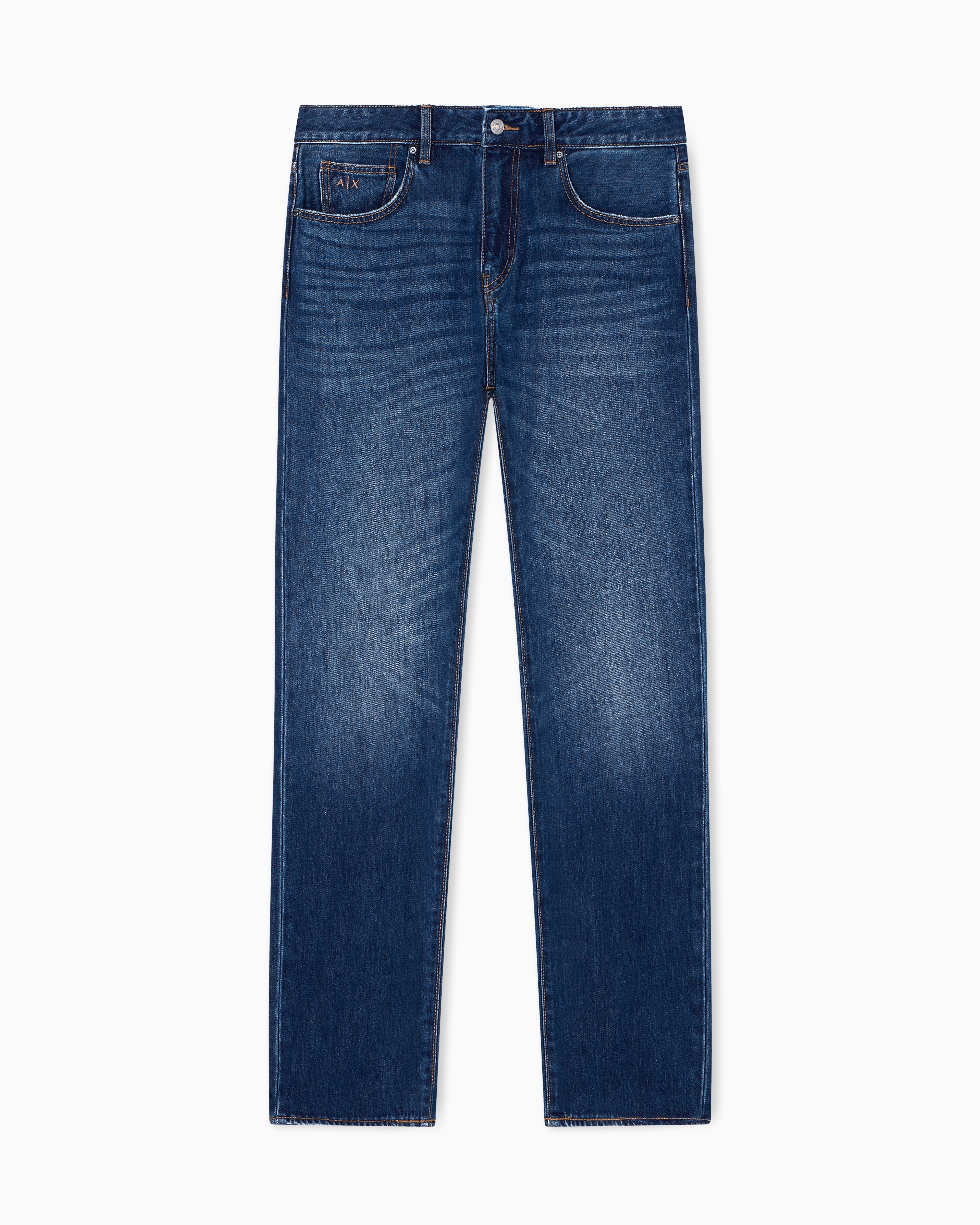 Armani Exchange Blu Jeans Slim Fit In Denim Comfort
