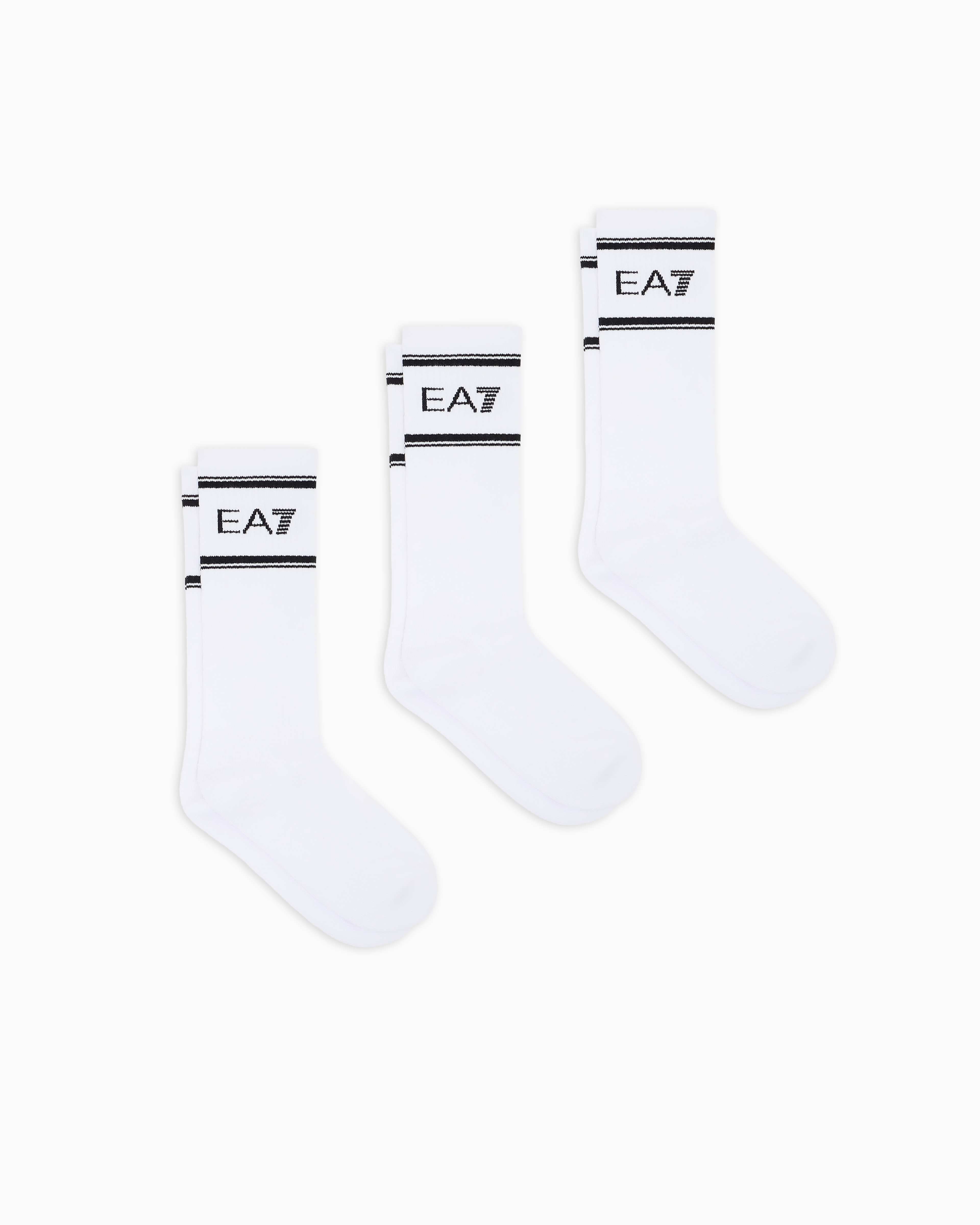 Ea7 Socks In White