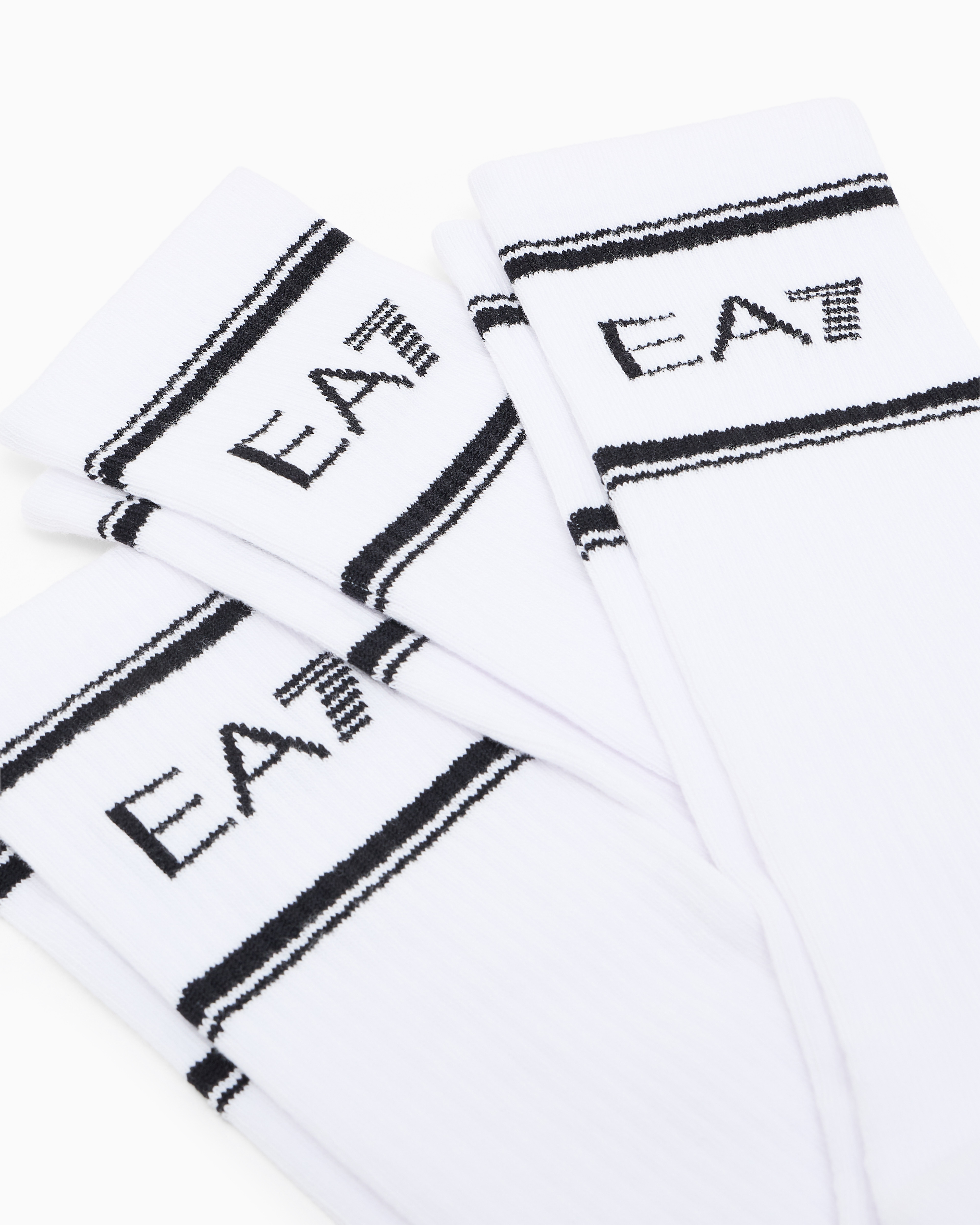 Ea7 Socks In White