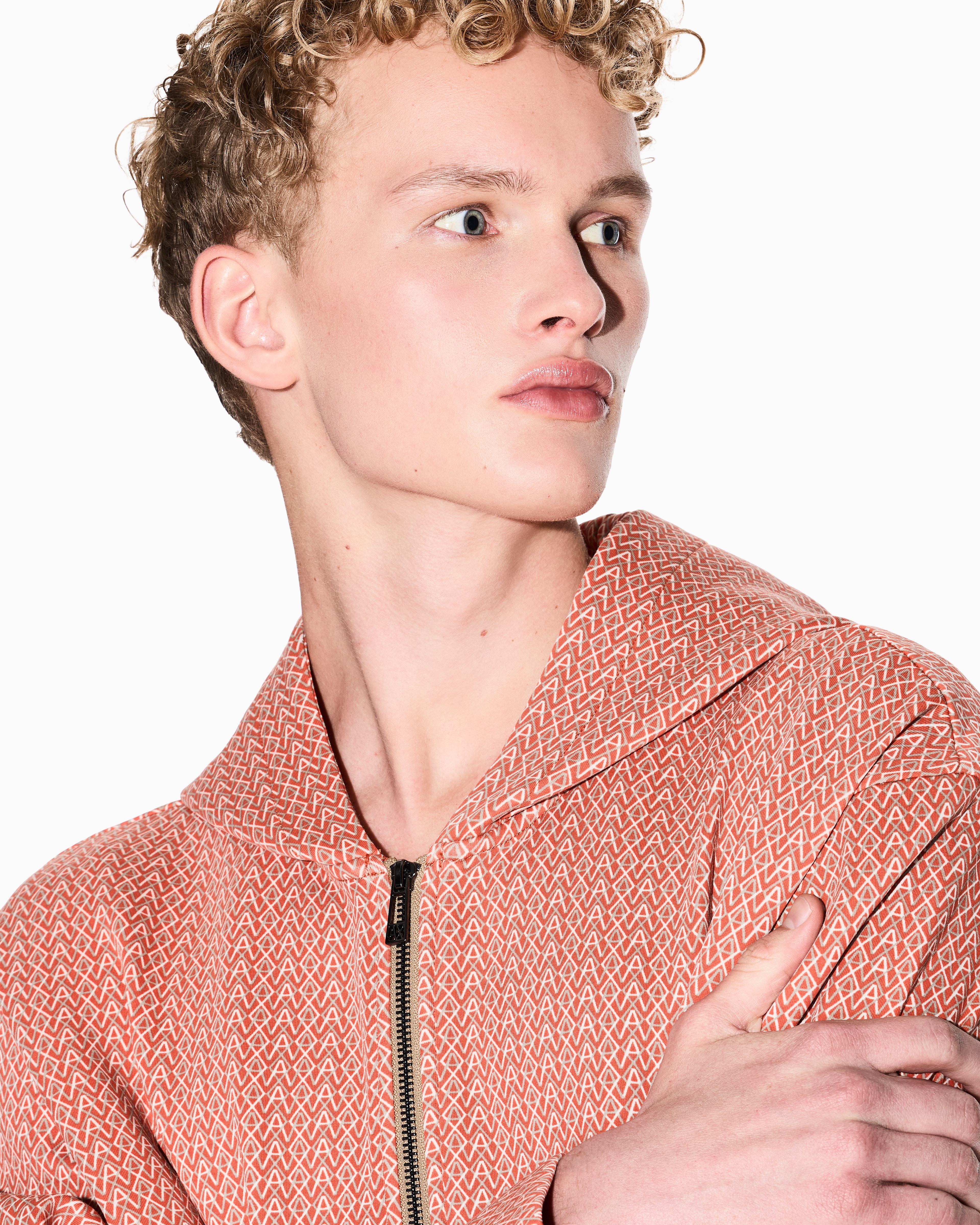 Stretch bonded cotton sweatshirt