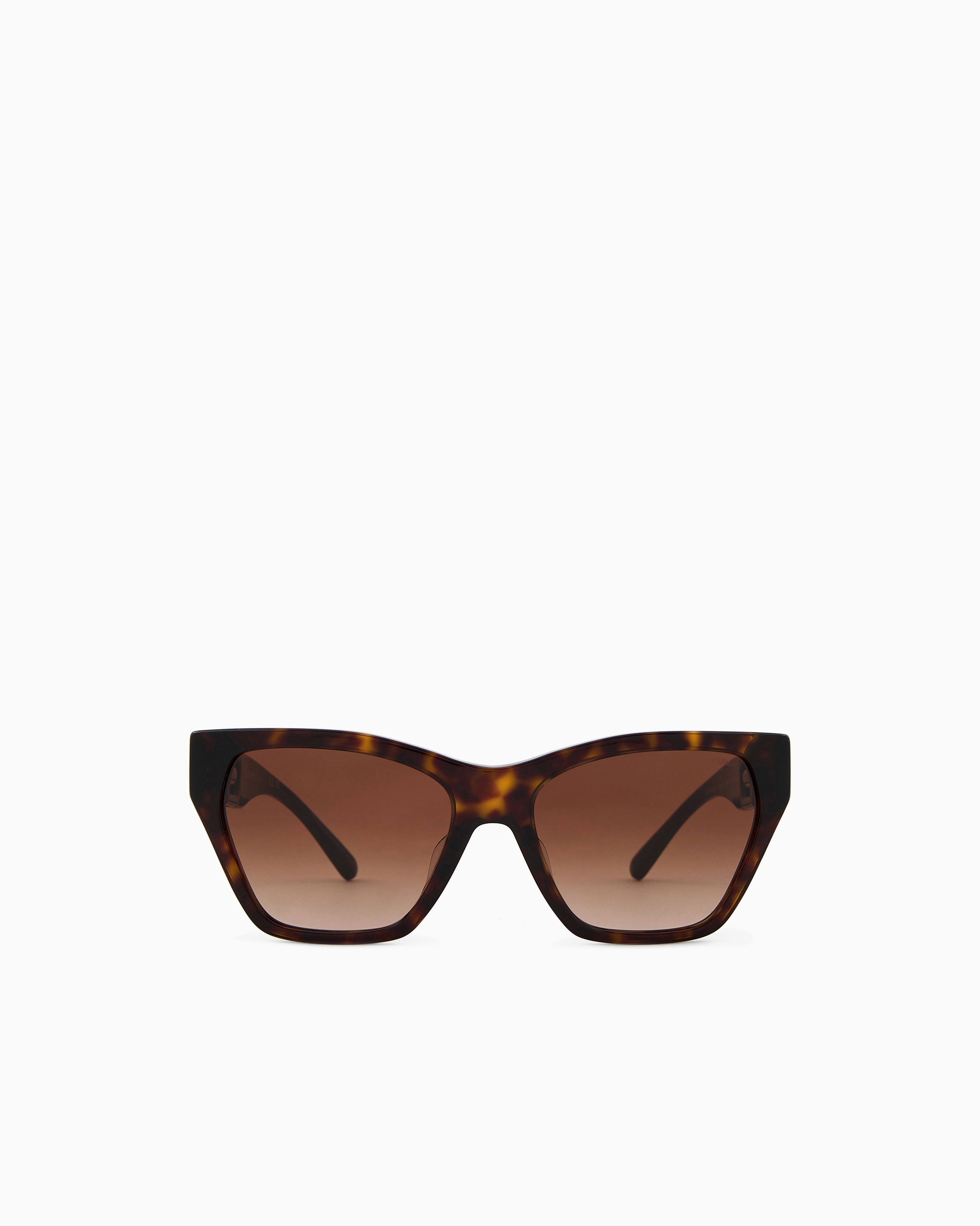 Emporio Armani - Women’s cat-eye sunglasses, Woman, Brown, Size: 55L