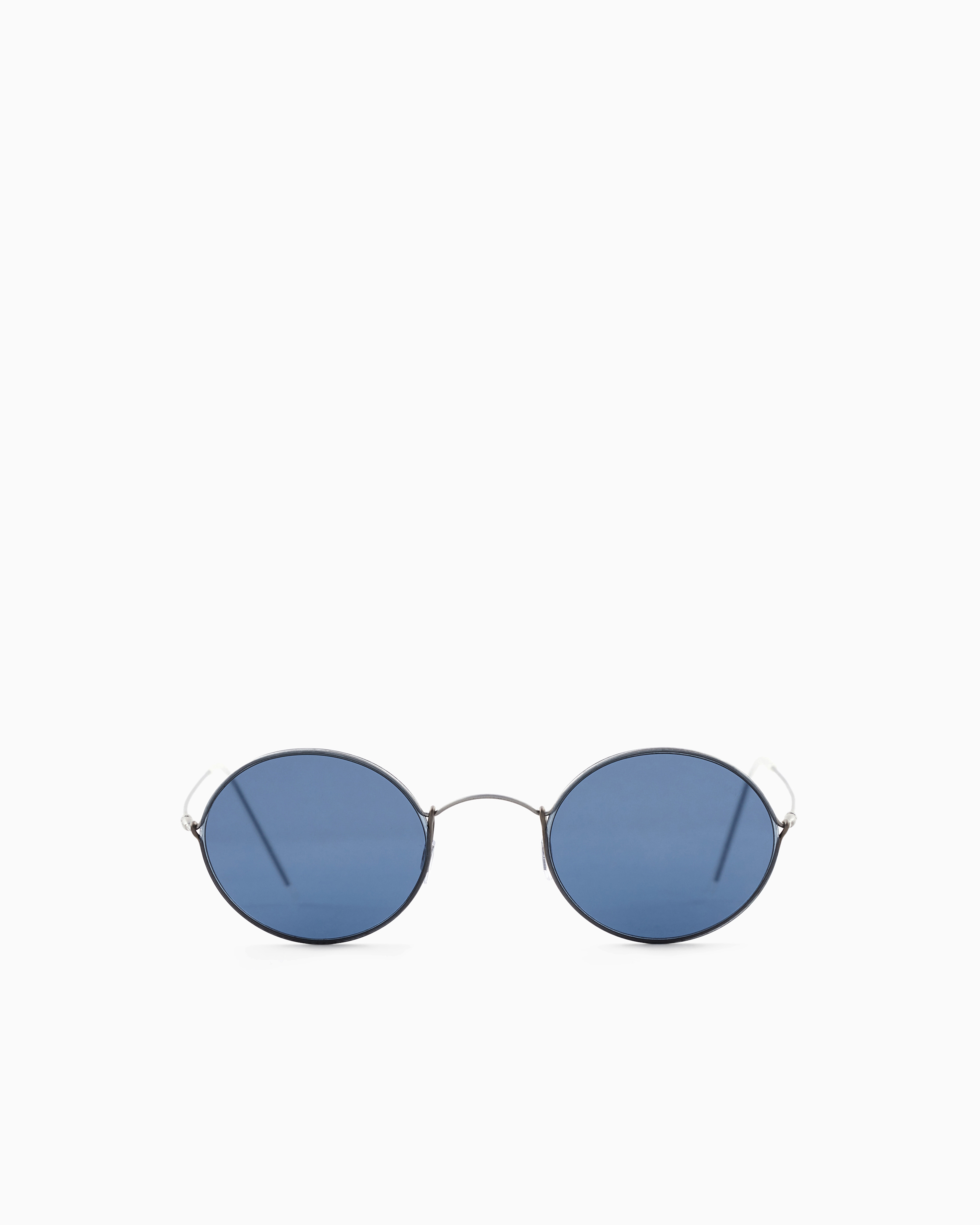 Giorgio Armani Unisex Grey Oval Sunglasses
