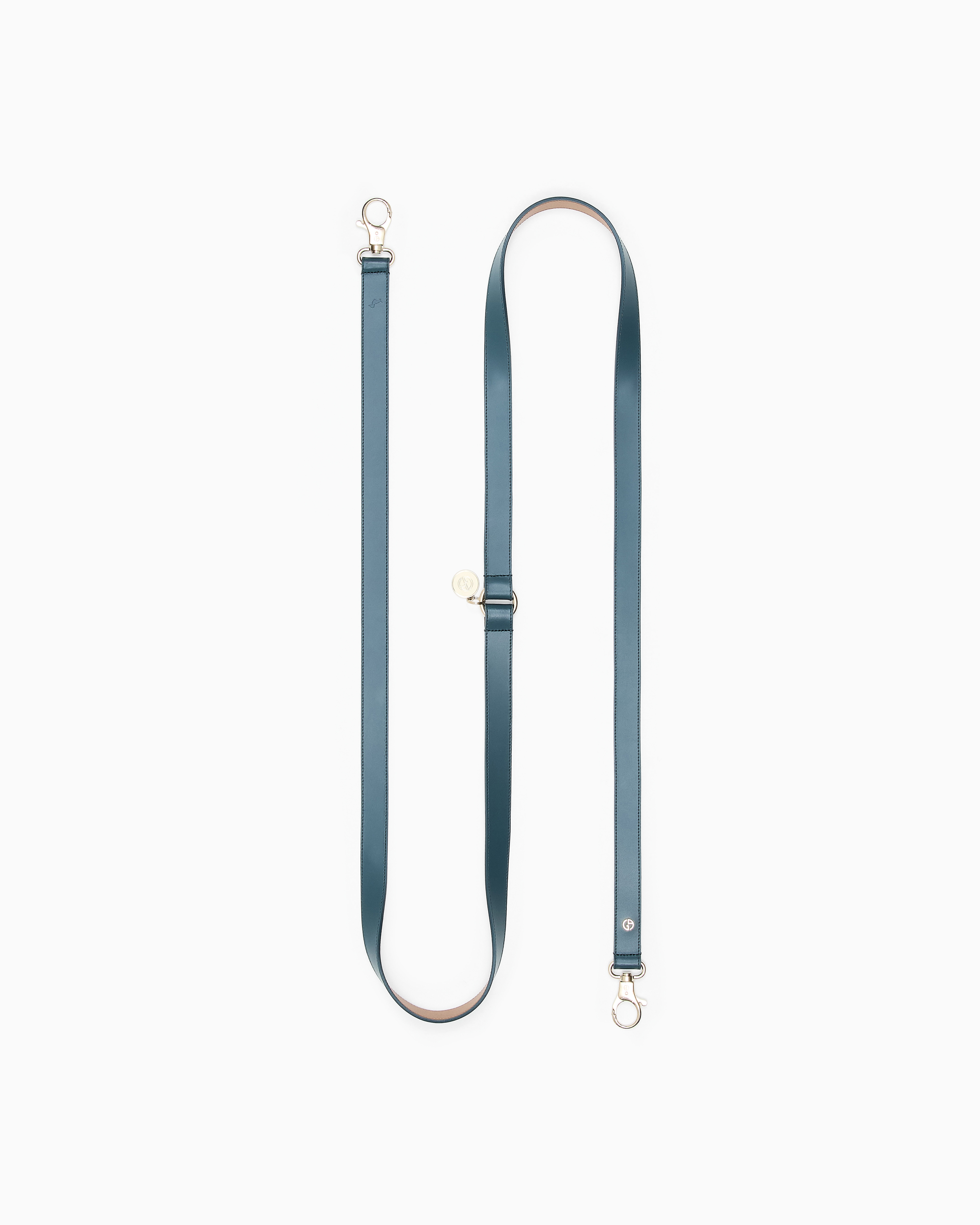 Giorgio Armani Poldo X  Leine Aus Leder In Blue