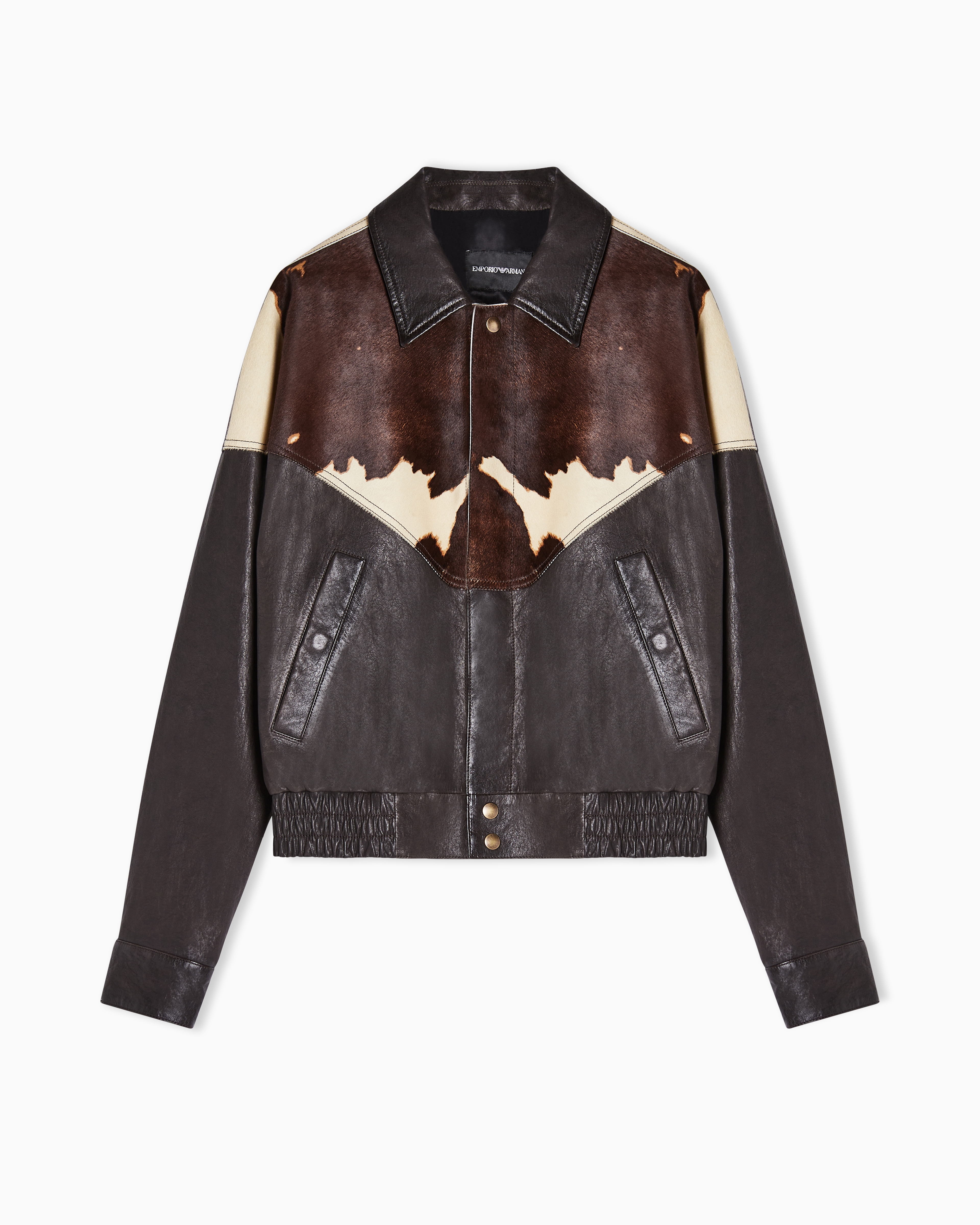 EMPORIO ARMANI レザージャケット 2007aw Emporio Armani Faux Leather Outer Shell Coats, Jackets & Vests for
