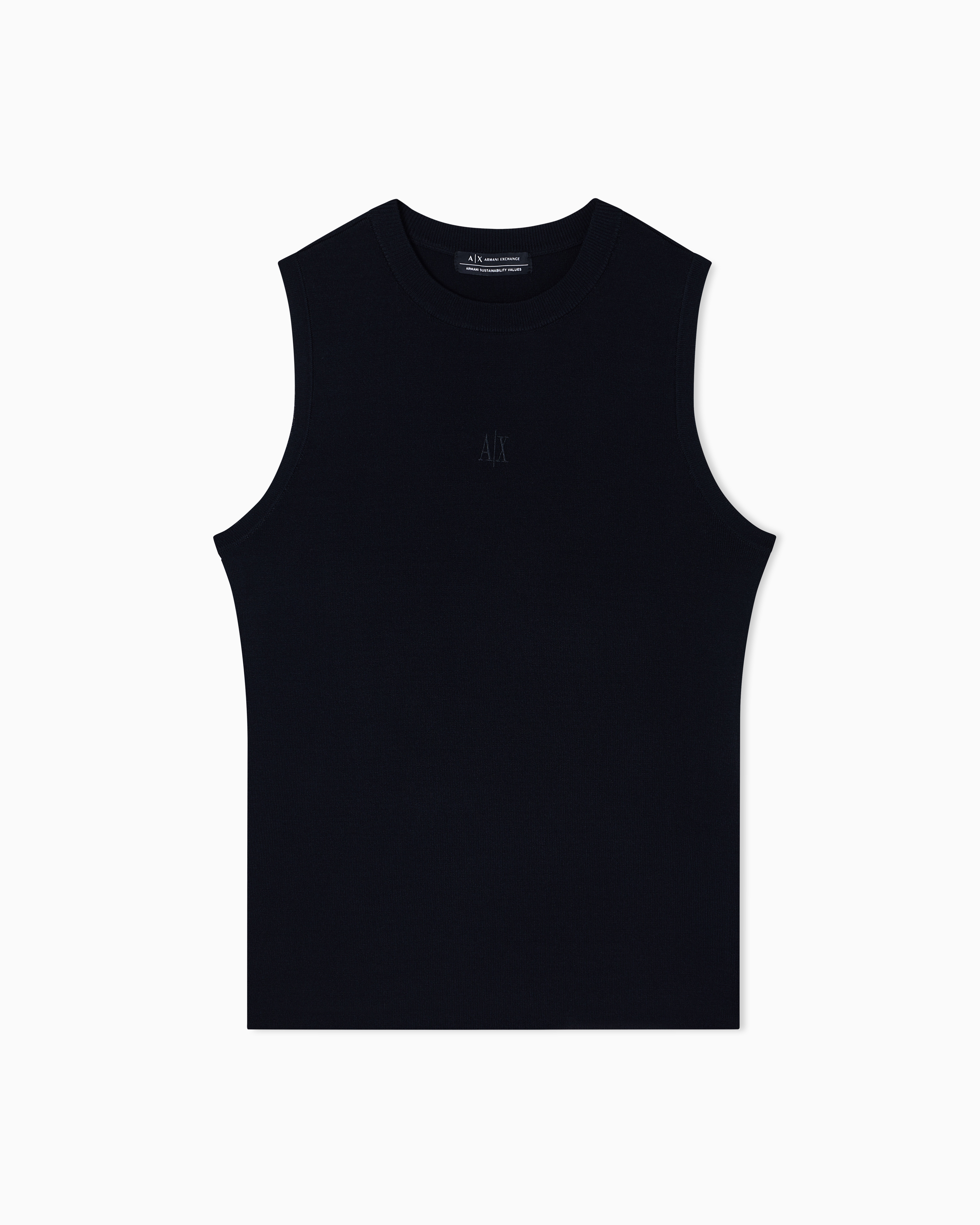 Armani Exchange Top In Viscosa Riciclata