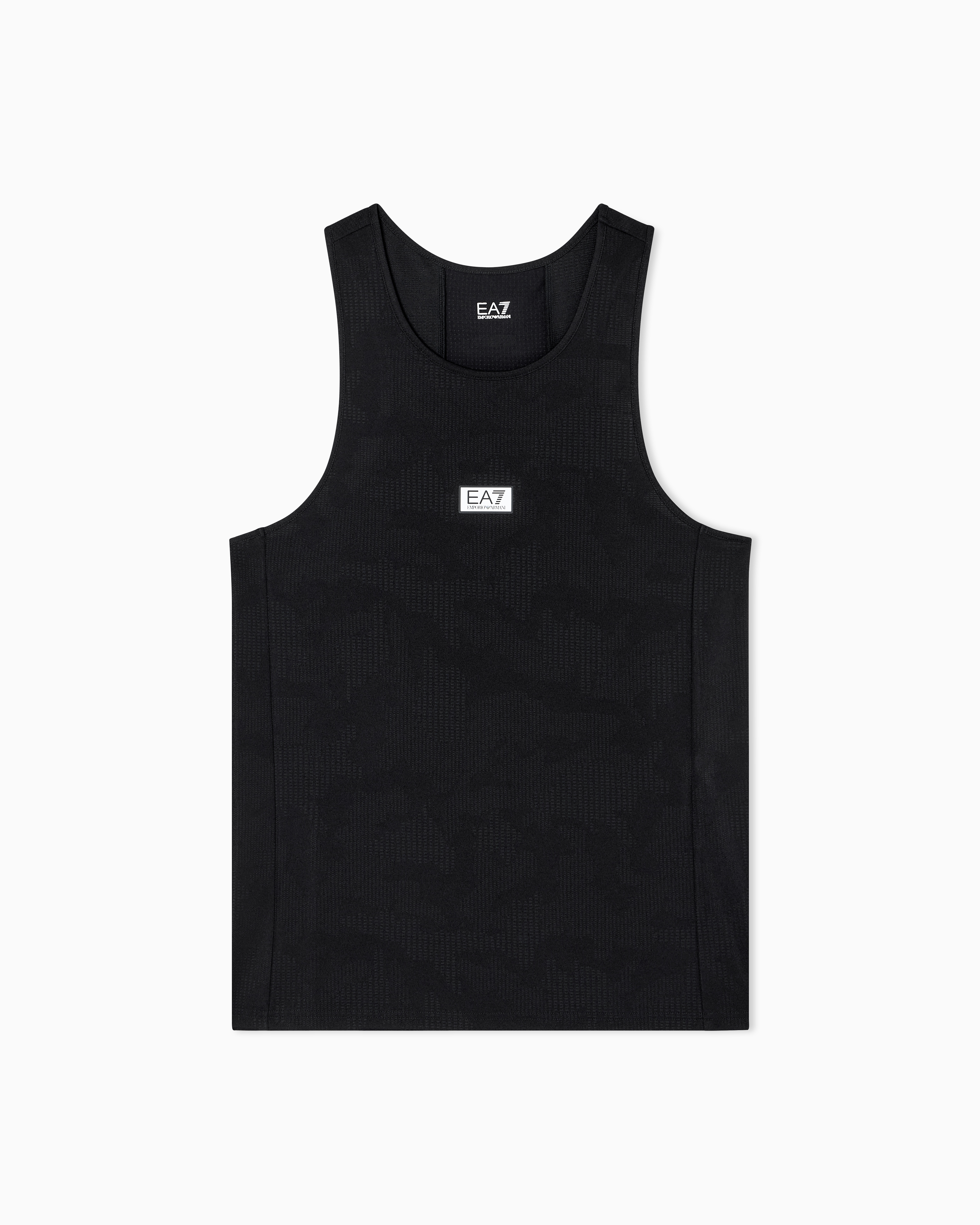 Ea7 Tank Tops In Black