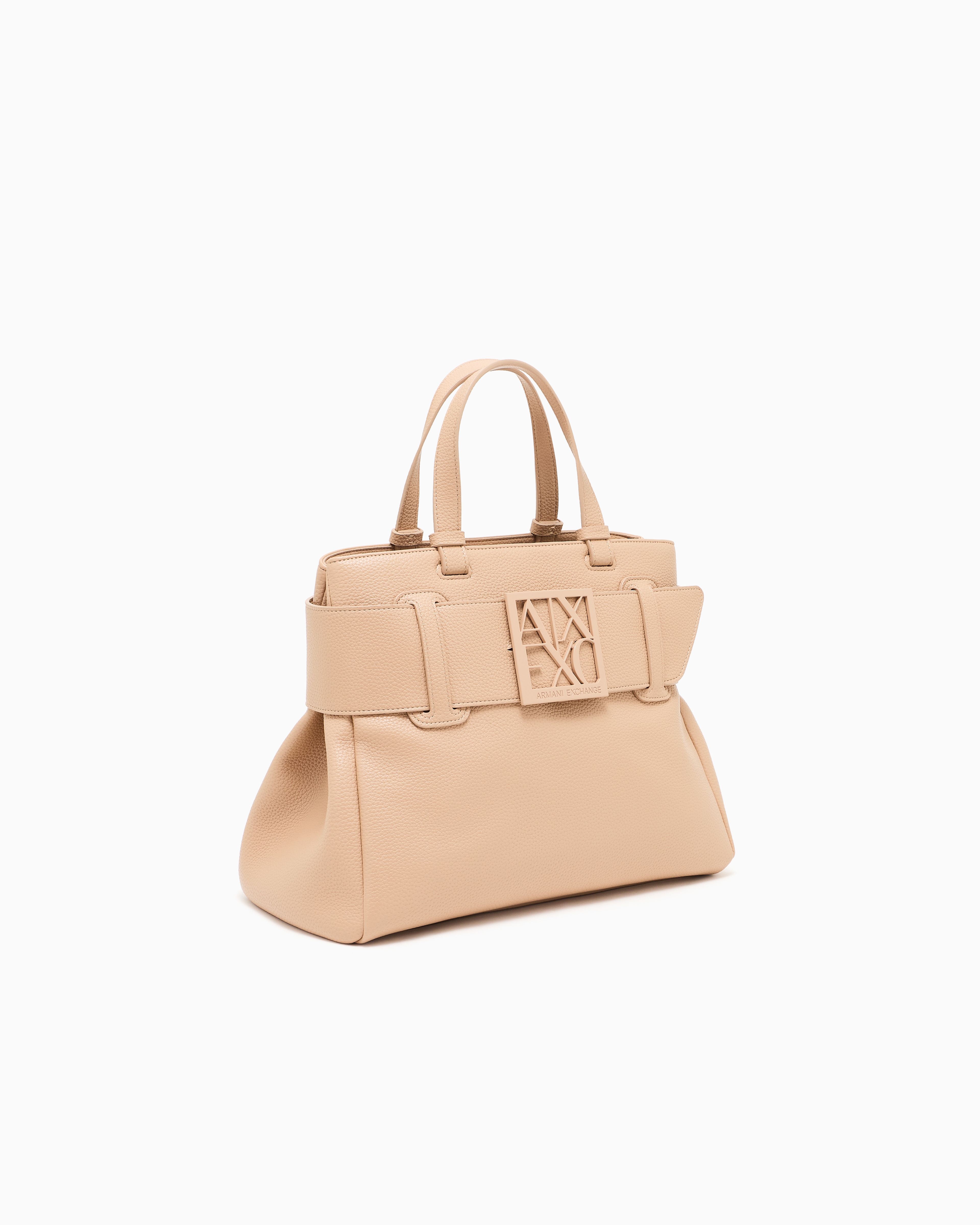 Handbag with maxi AX logo | Armani Exchange